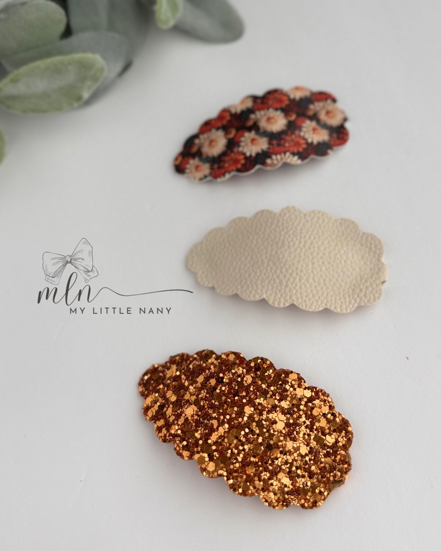 Fall Flowers Snap Clips