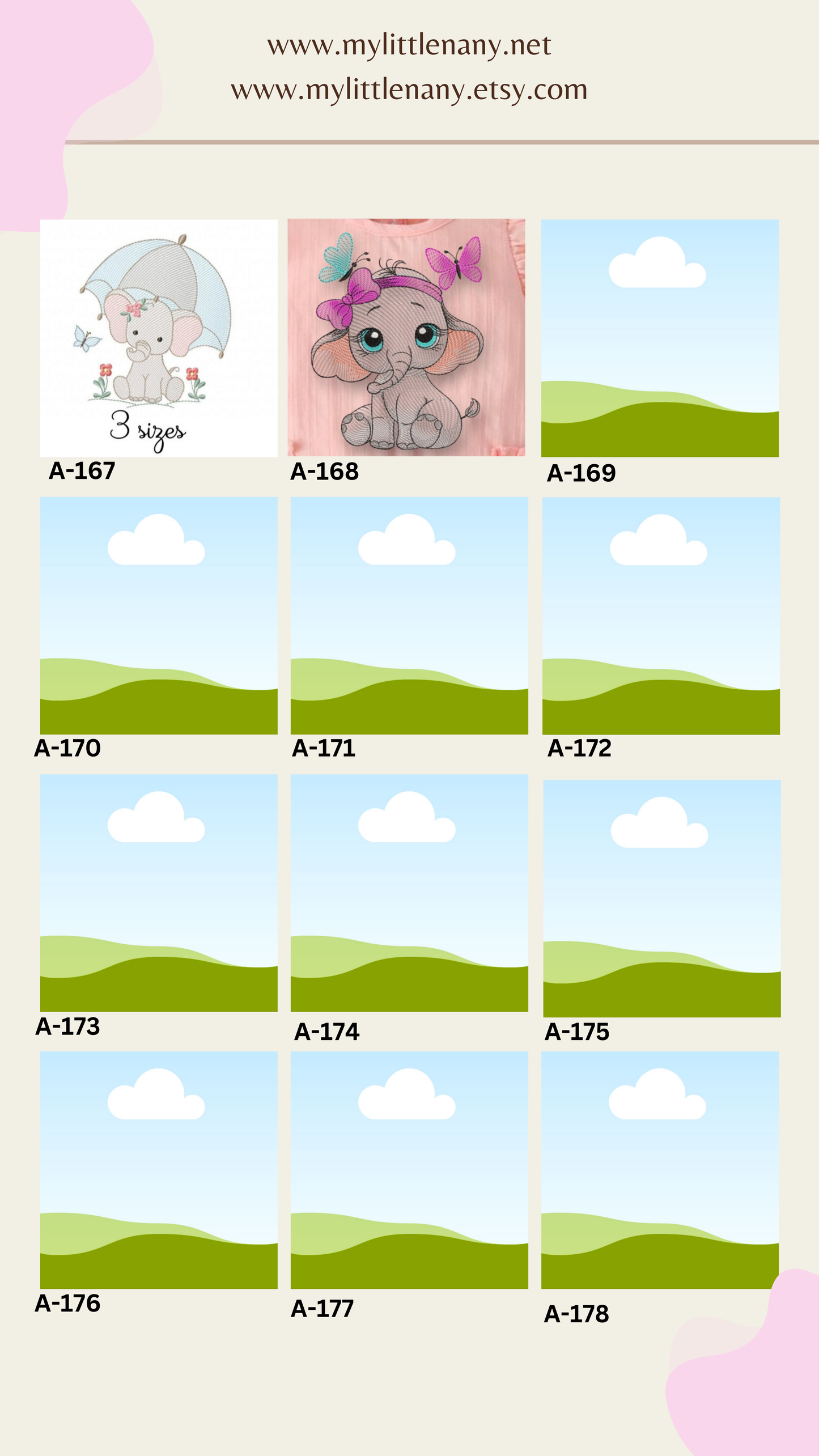 Diseños para Paños de Niña