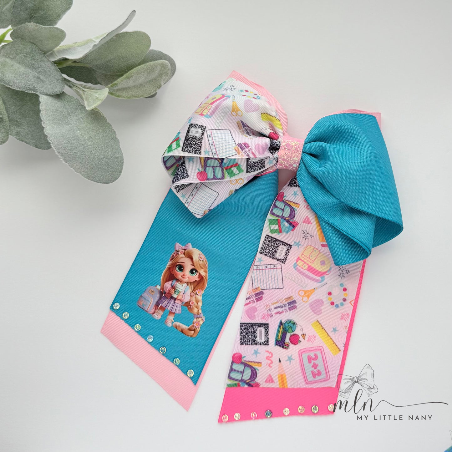Princess Back to School Bows