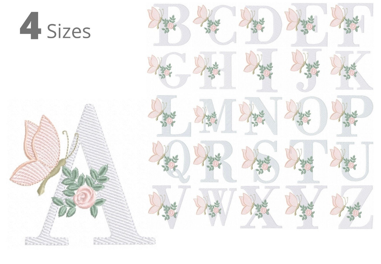 Butterfly Monogram Set