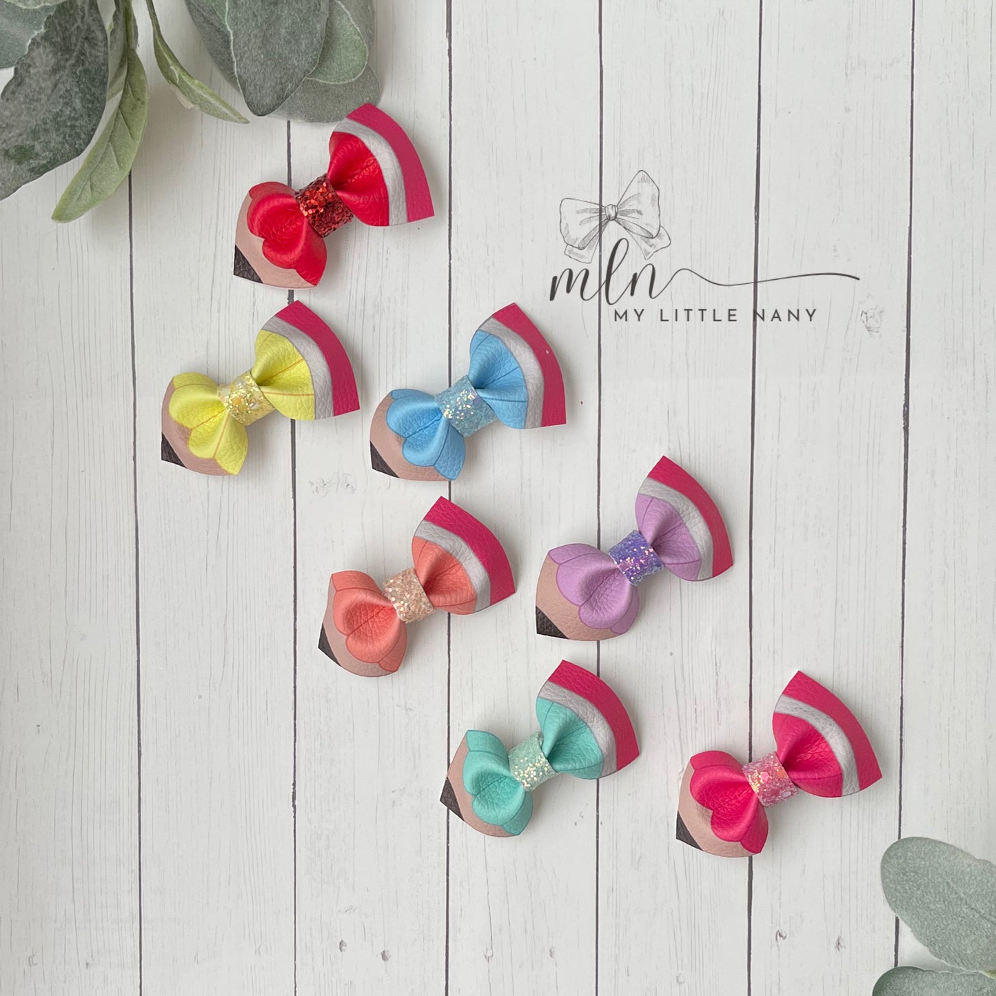 Mini Pencil Bows Set