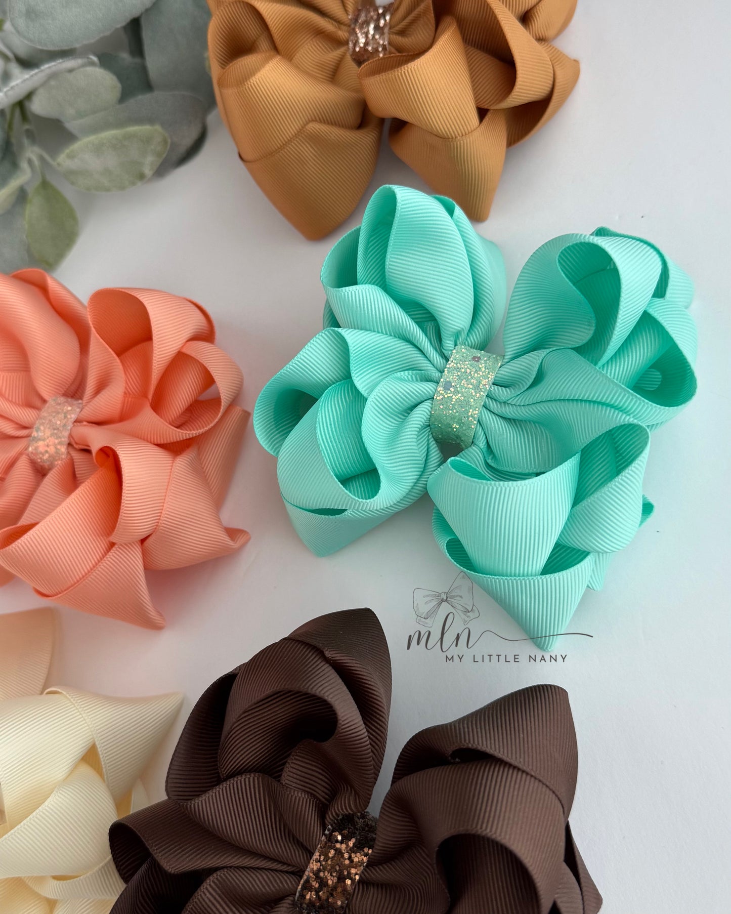 Fall Octopus Bow Set