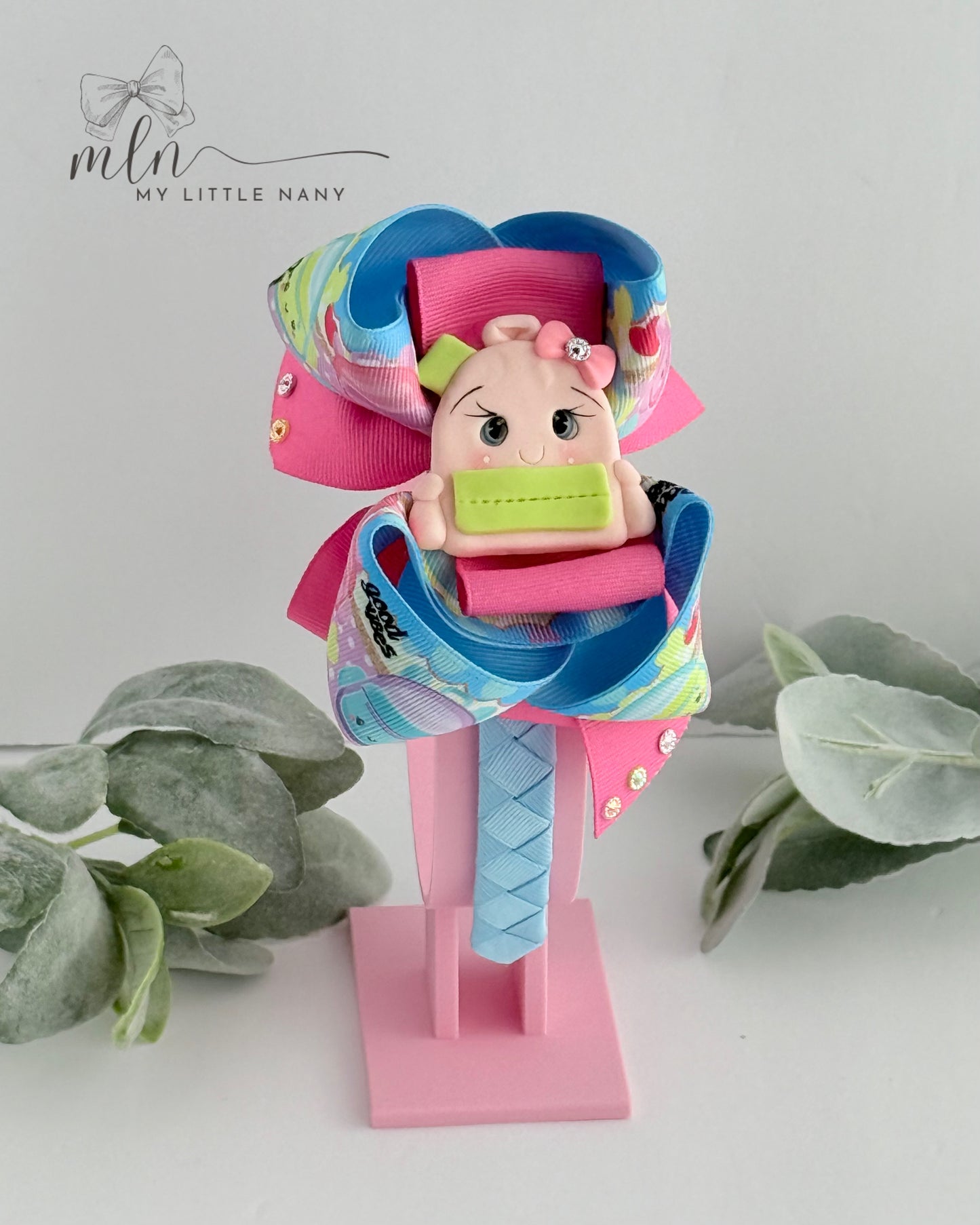 Pink Backpack School Headband