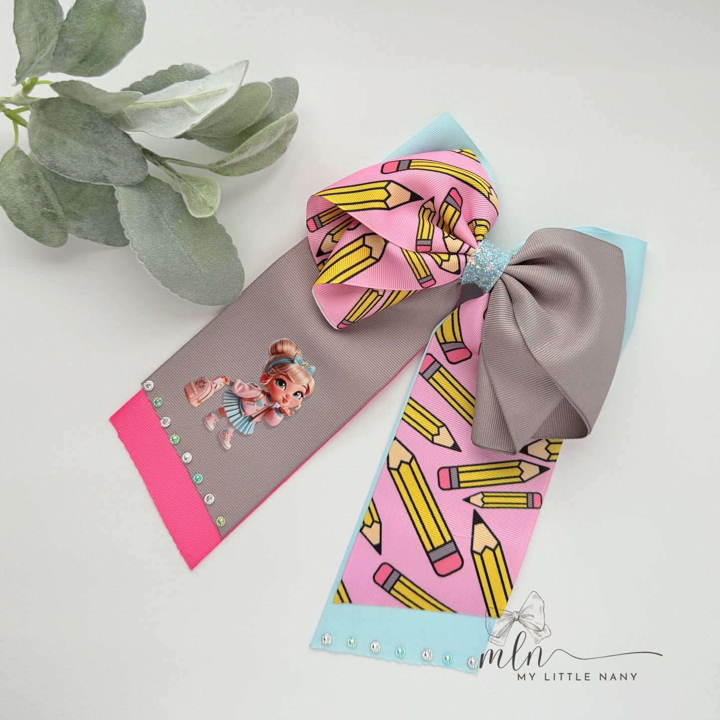 Princess Back to School Bows