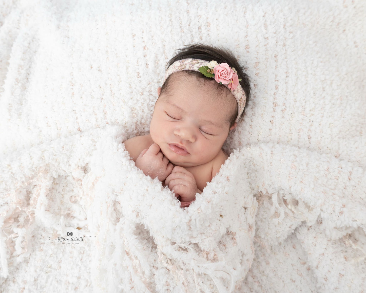 Baby Embroidered Tieback Headbands