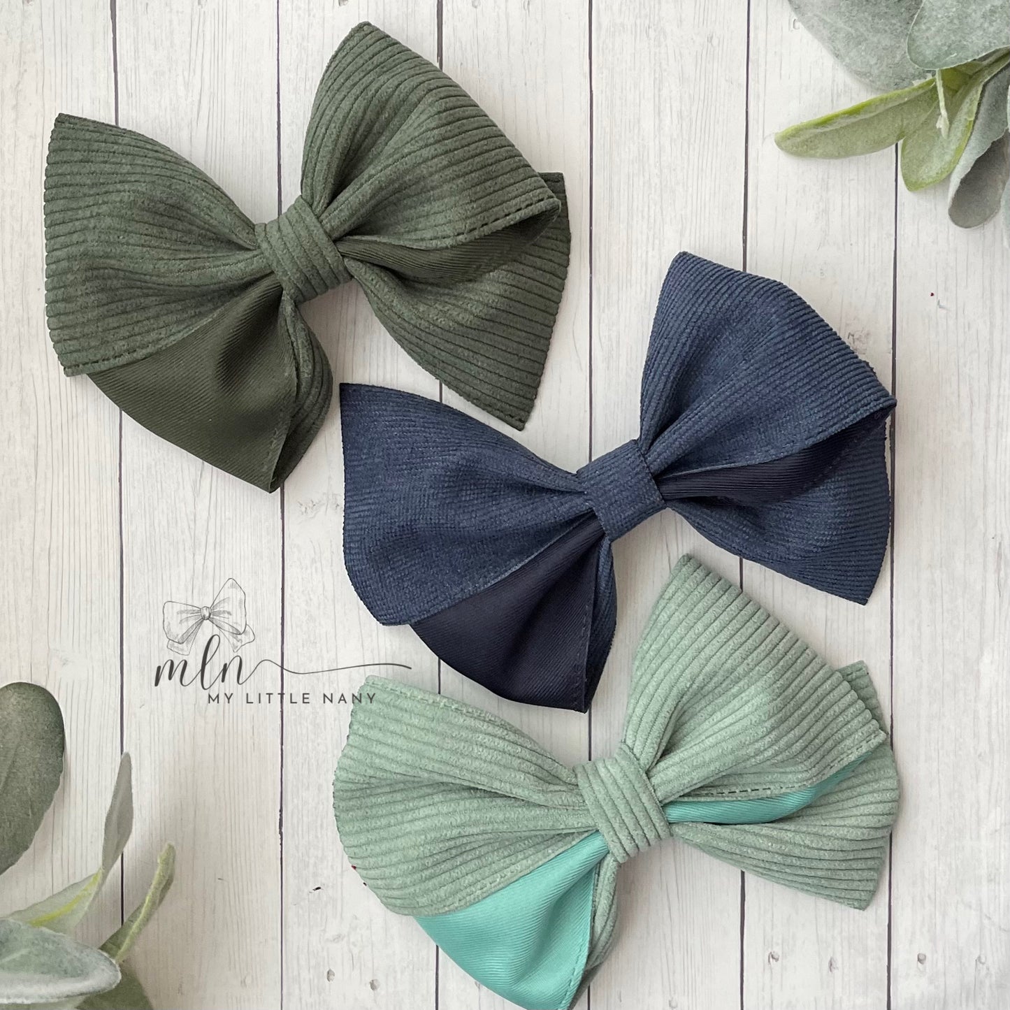 Corduroy Bows