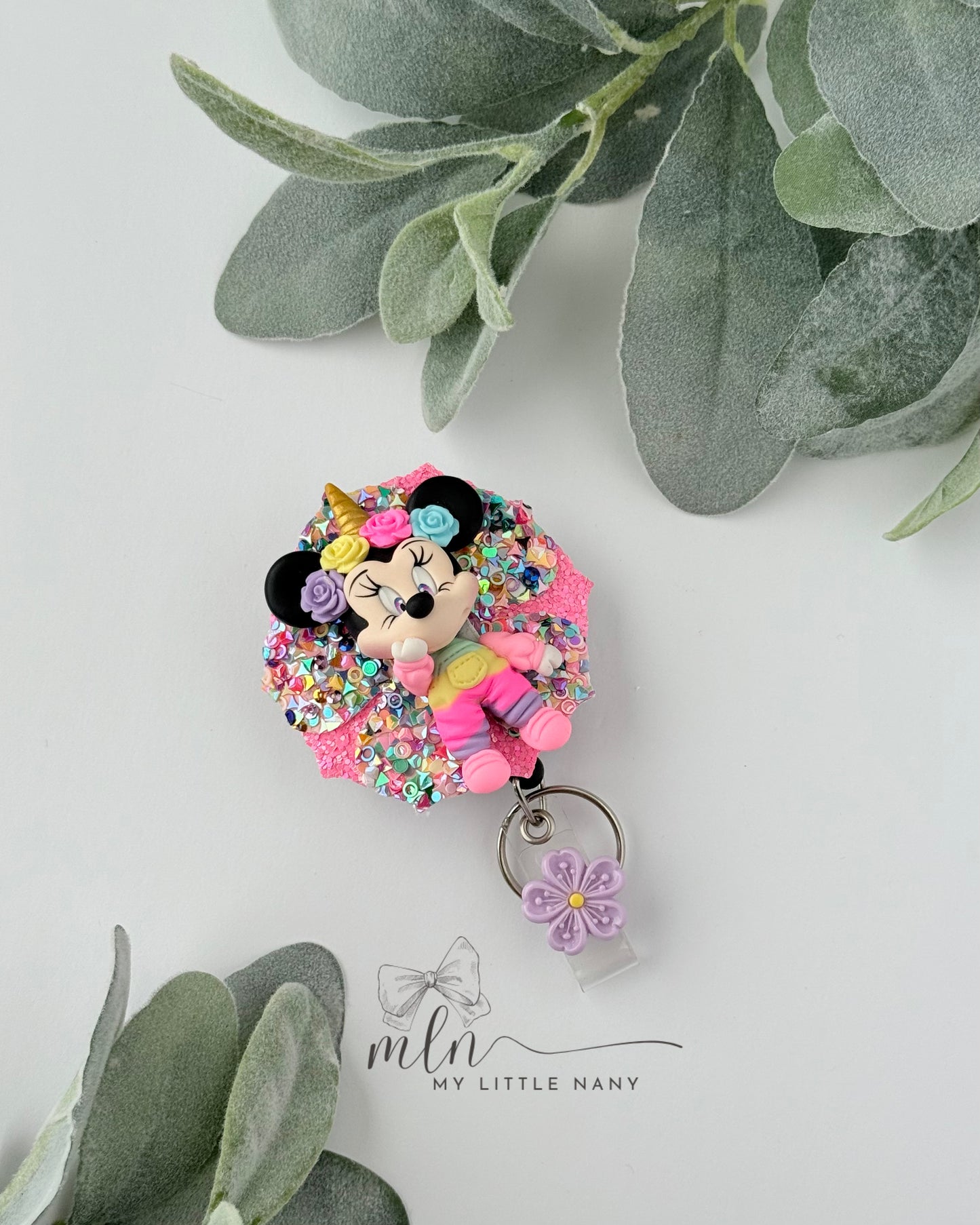 Mouse Girl Badge Reels