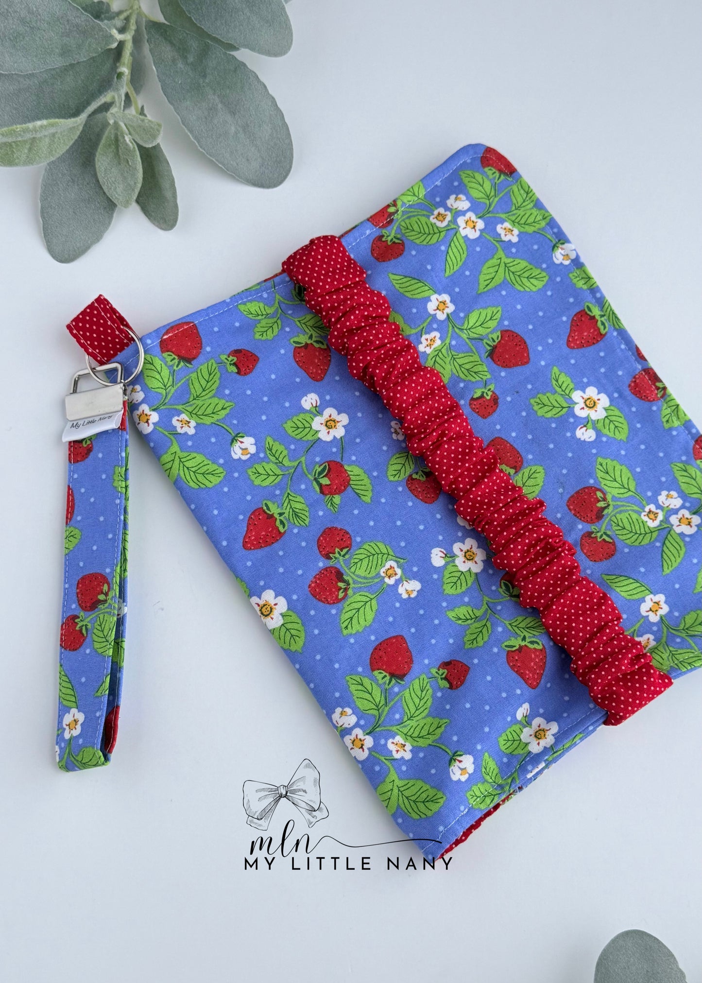 Strawberries Wipes and Diaper Pouch