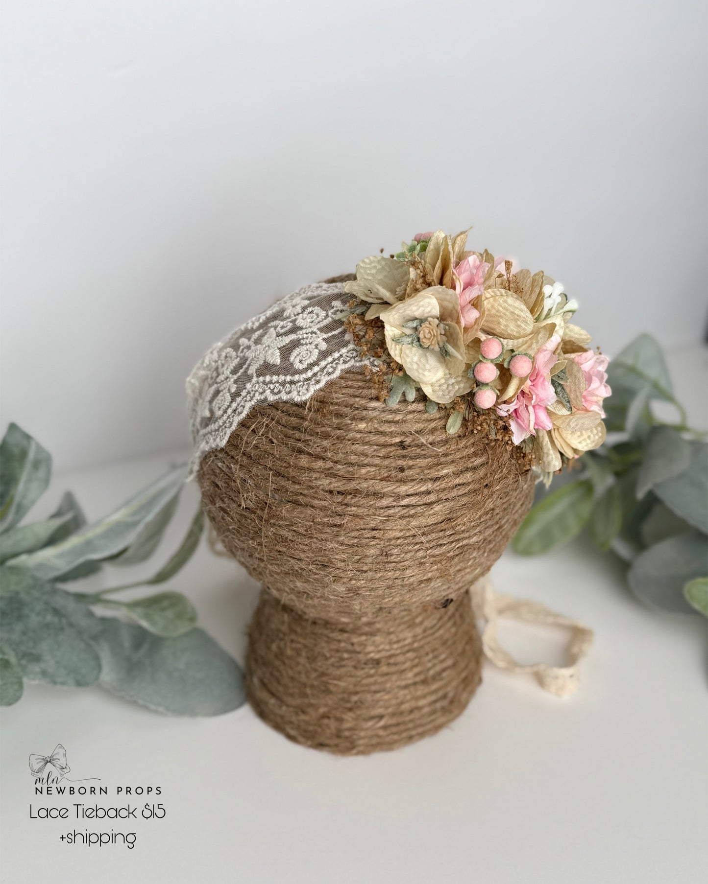 Floral Lace Tiebacks
