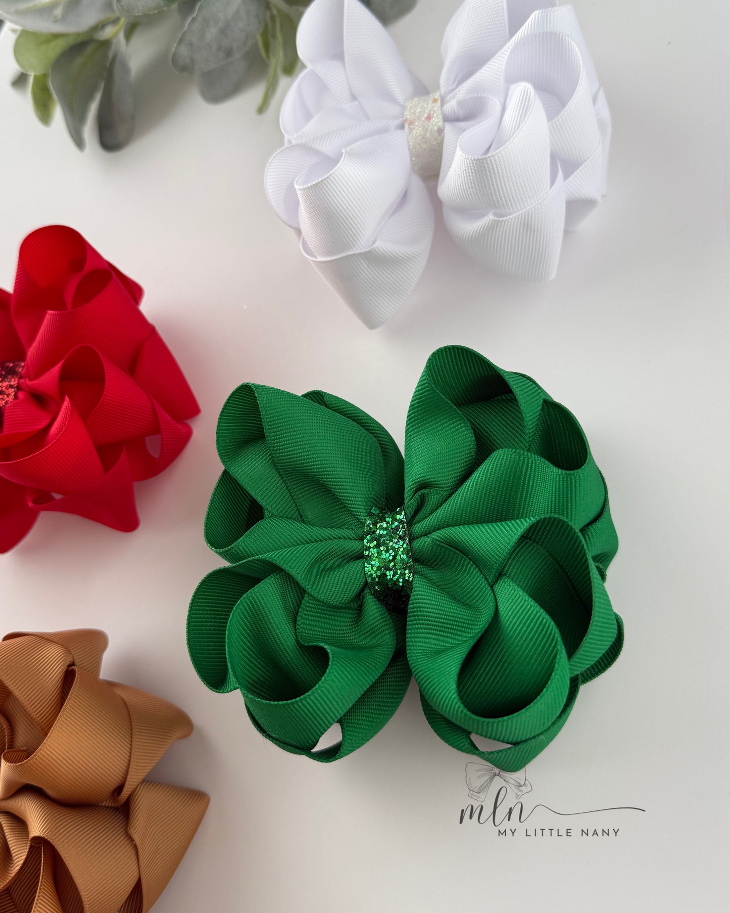 Christmas Octopus Bow Set