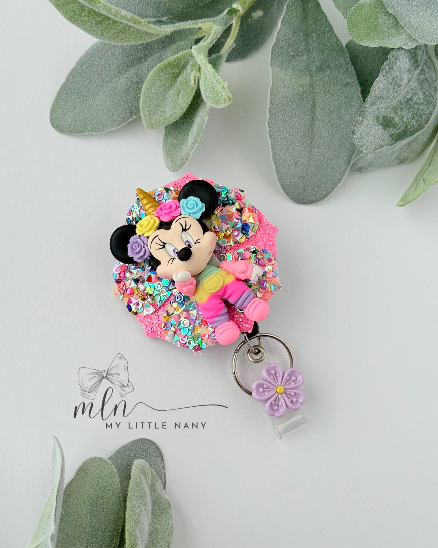 Mouse Girl Badge Reels