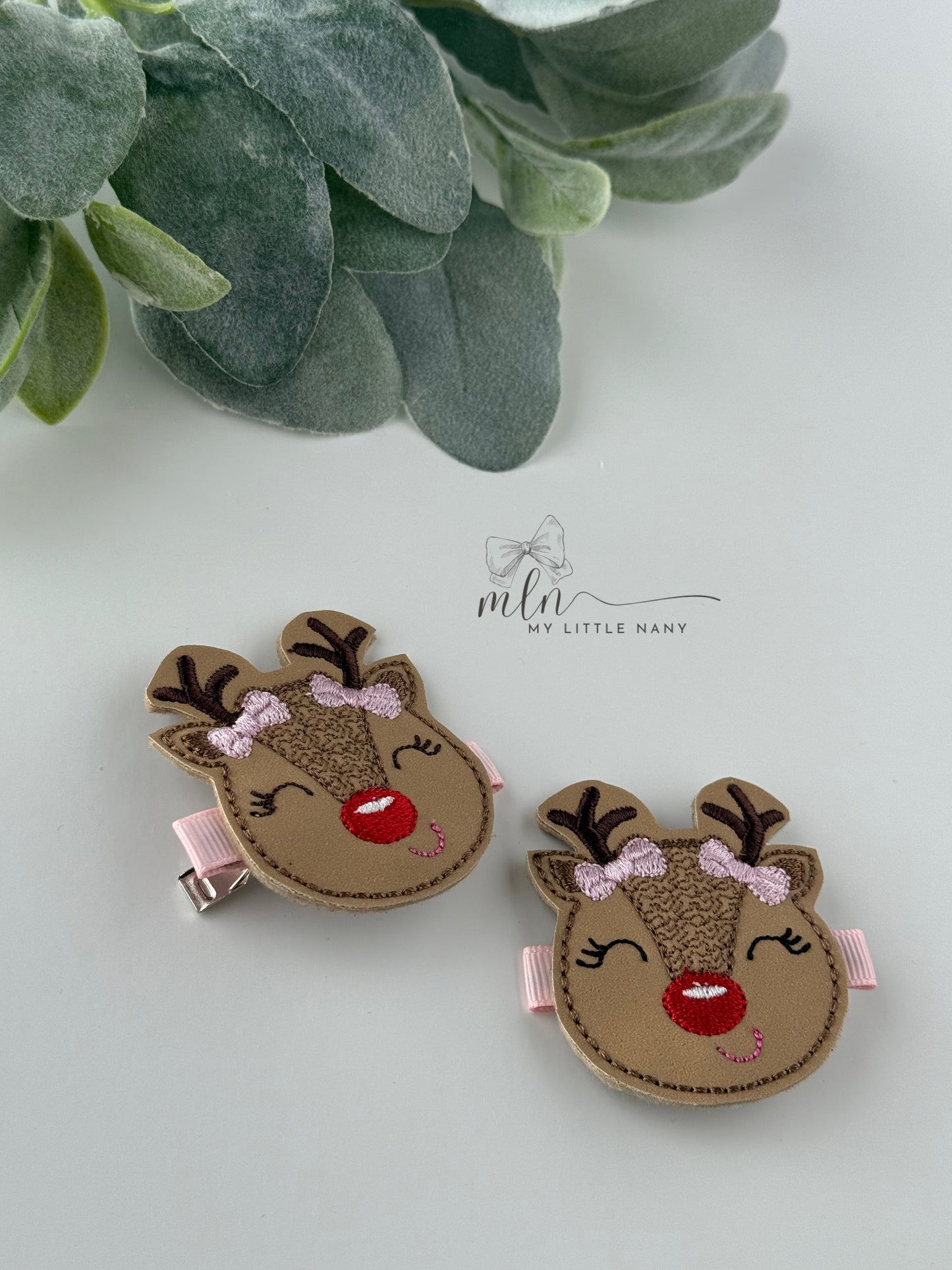 Reindeer Hair Clips