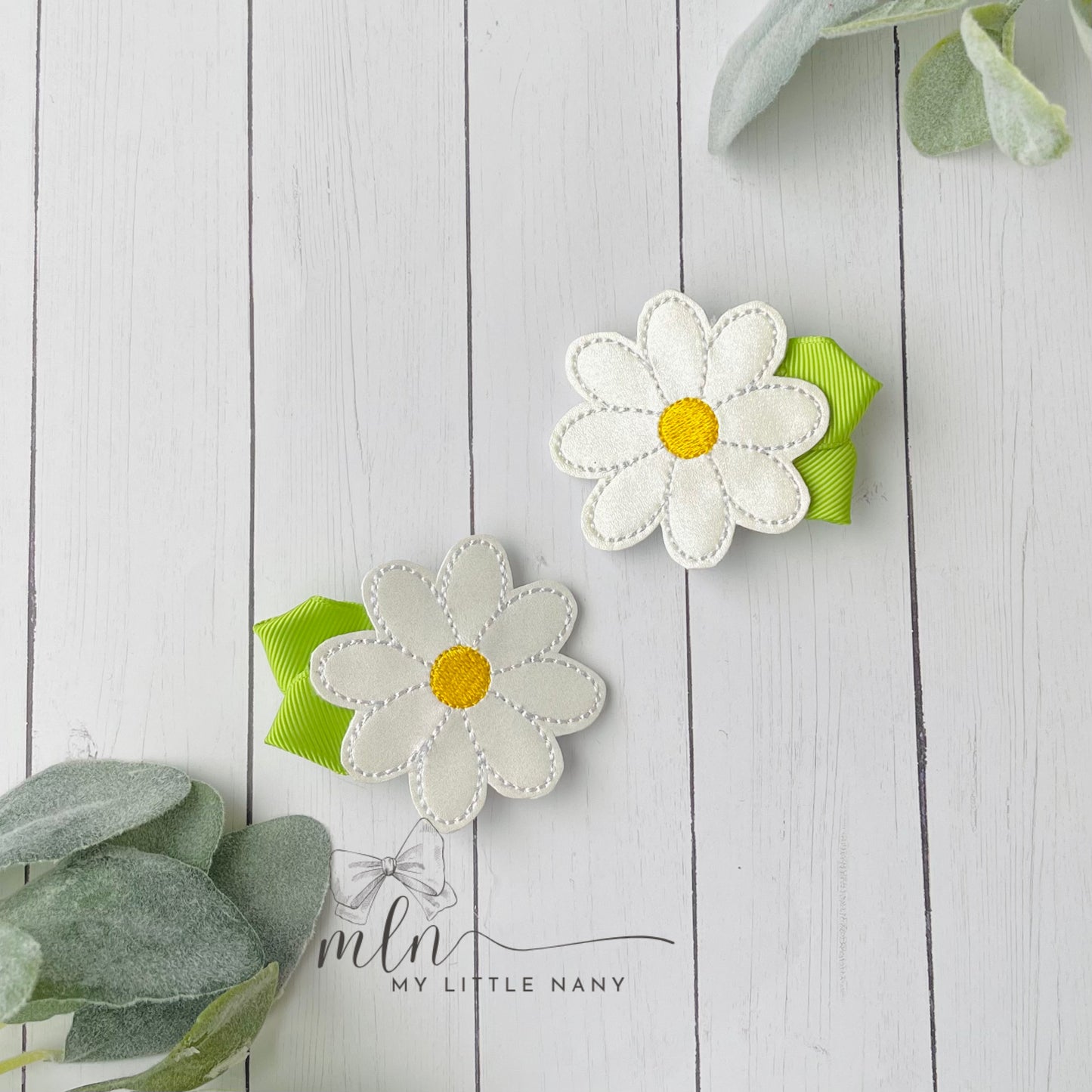 Spring Flower Hair Clippies