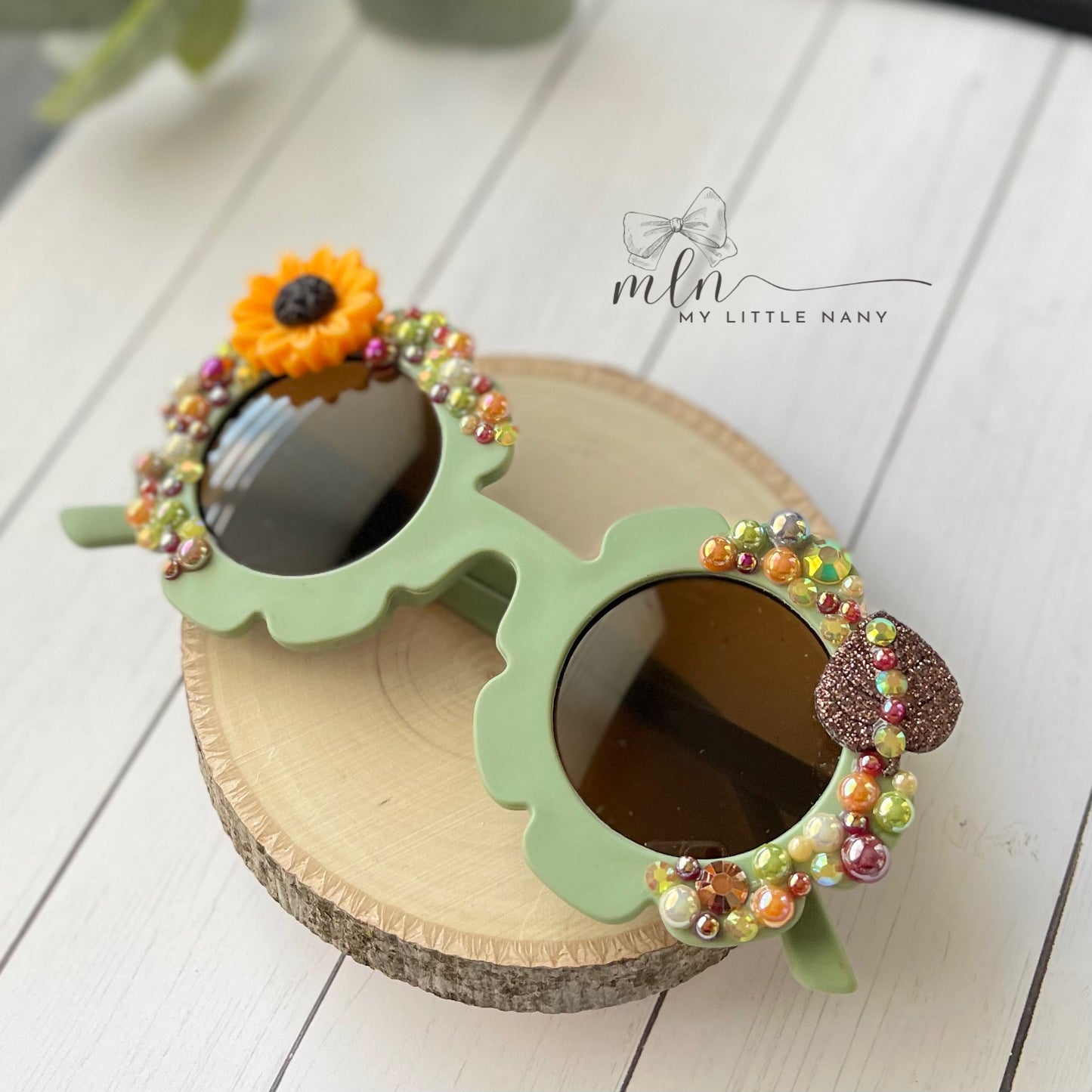Sunflower Bow and Sunnie Set