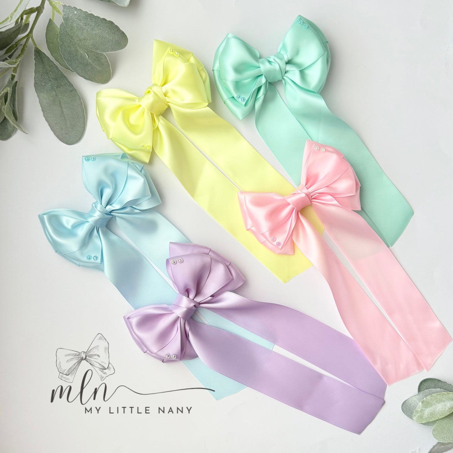 Pastel Color Coquette Bows
