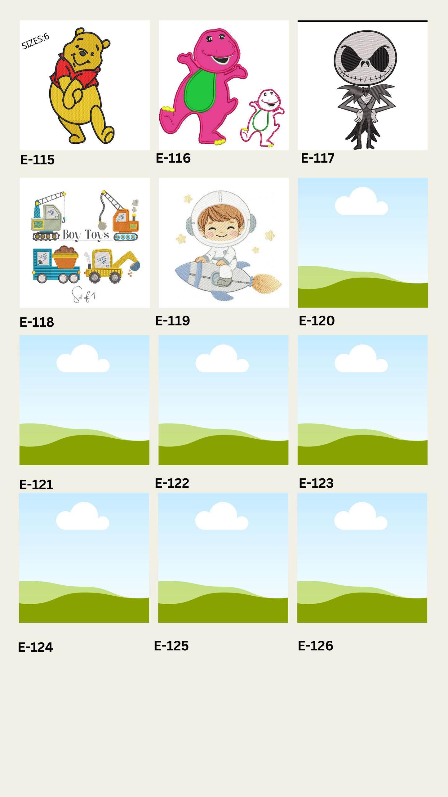 Diseños para Paños de Niño