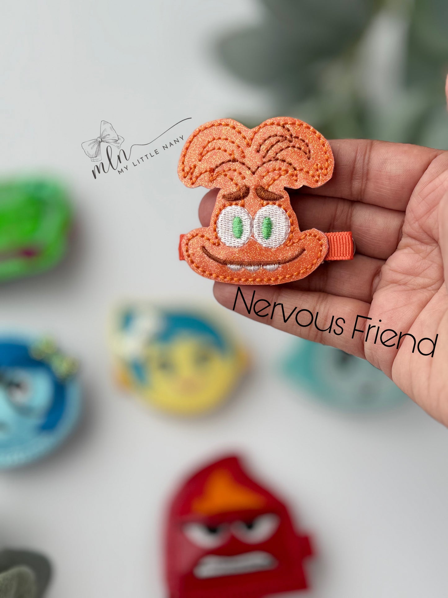 Emotions Friends Hair Clippies