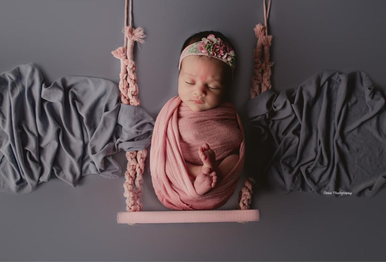 Mauve Newborn Prop Set