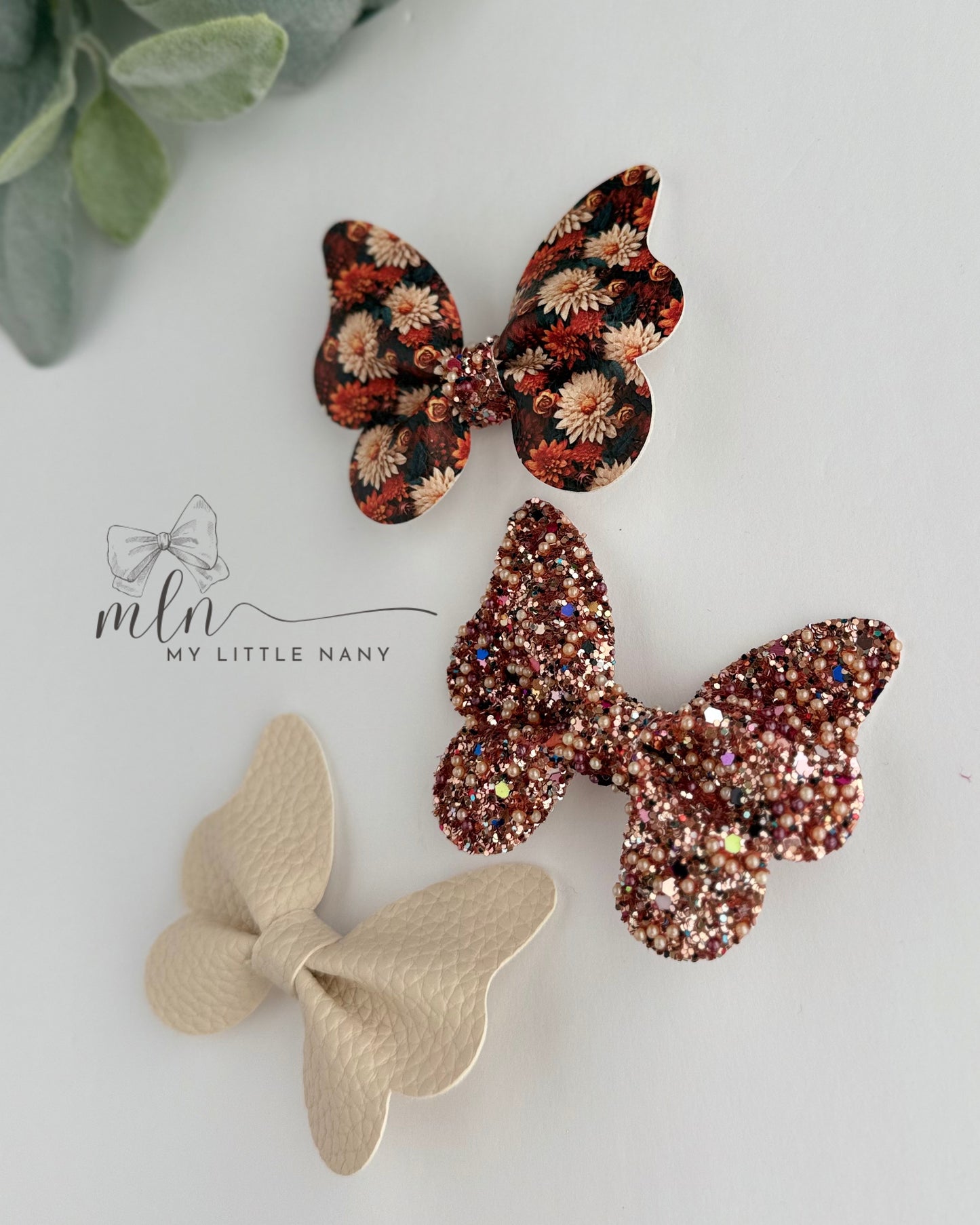 Autumn Butterflies Clips Set
