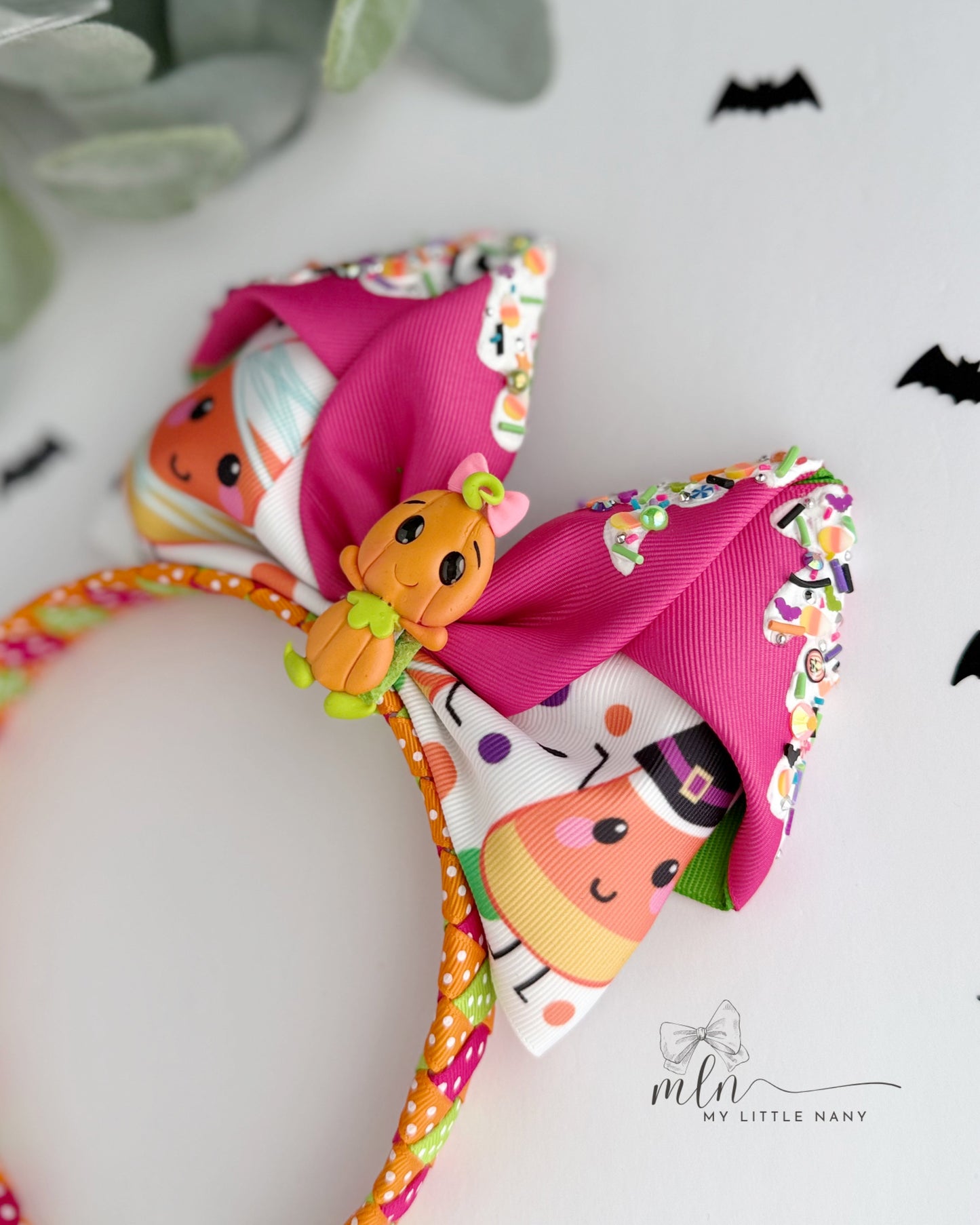 Halloween Bow Headband