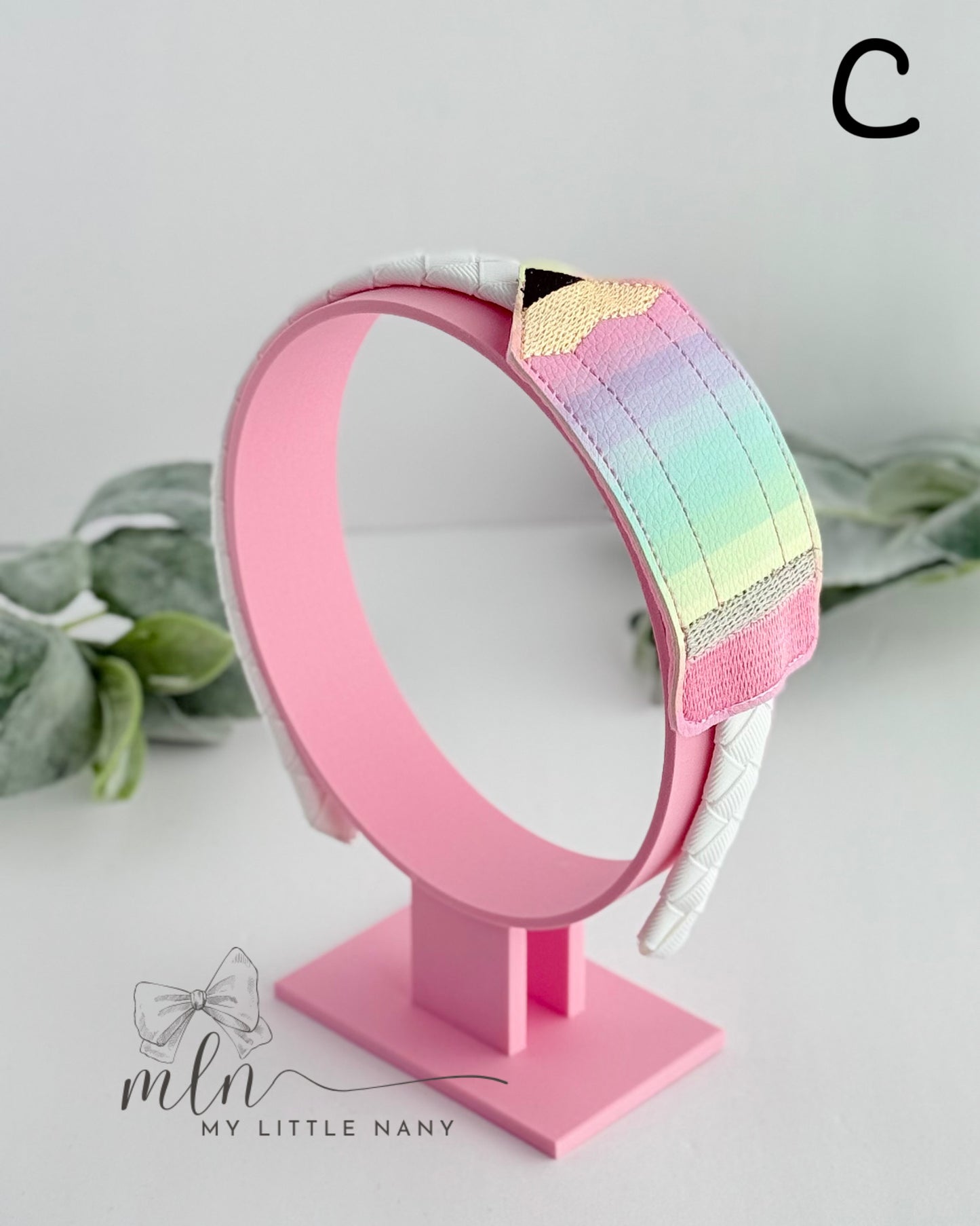 Multicolor Pencil Headband