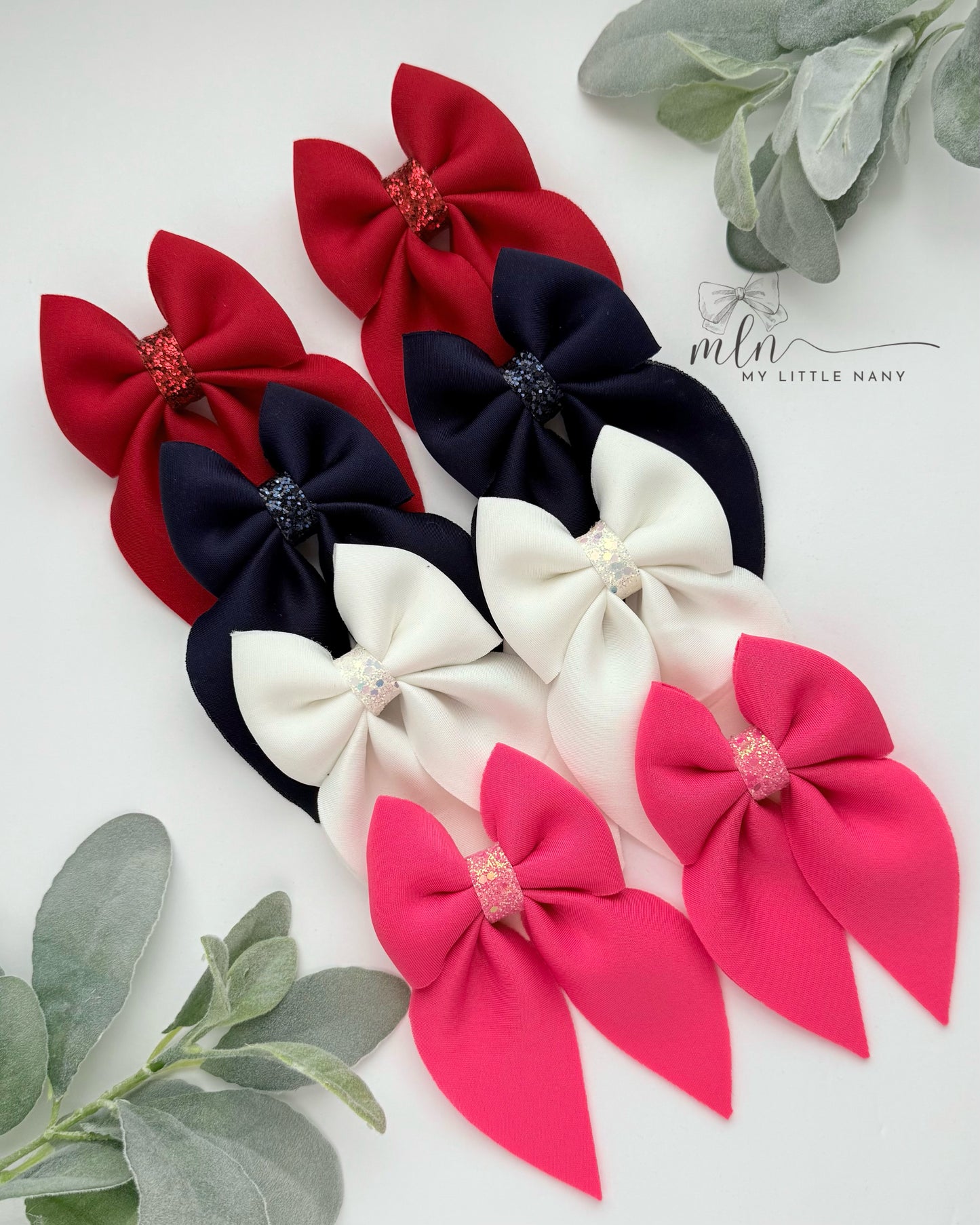 Sailor Piggie Bows