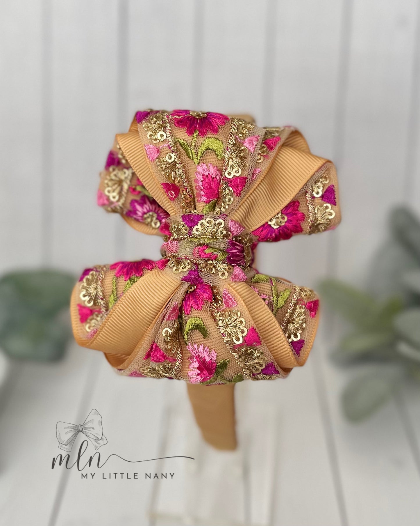 Old Gold Lace Headband