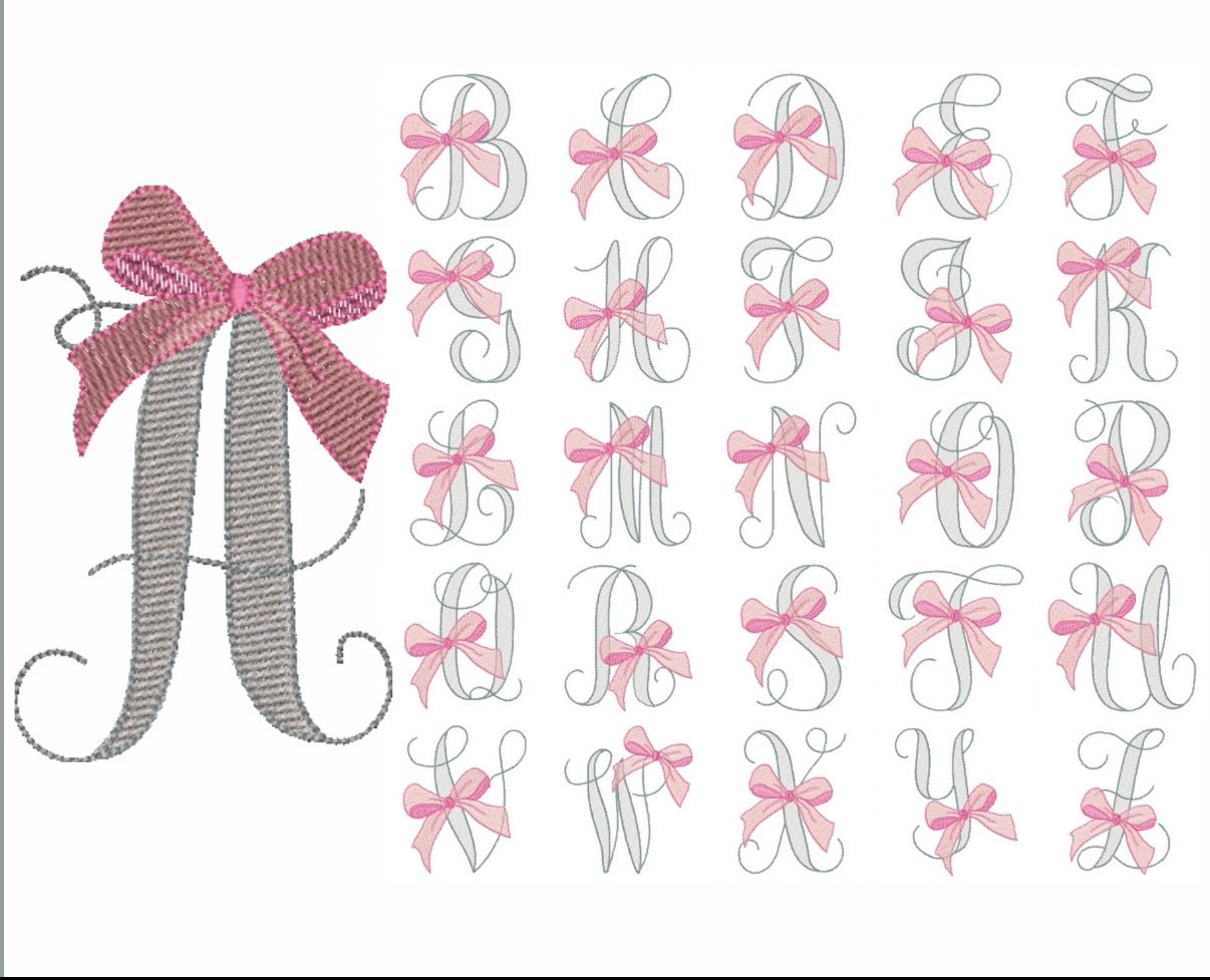 Coquette Monogram Set