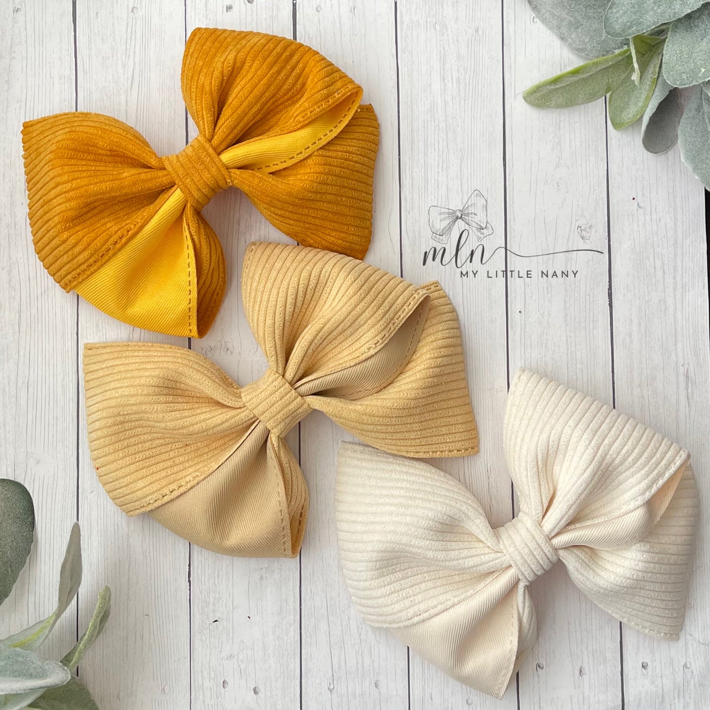 Corduroy Bows