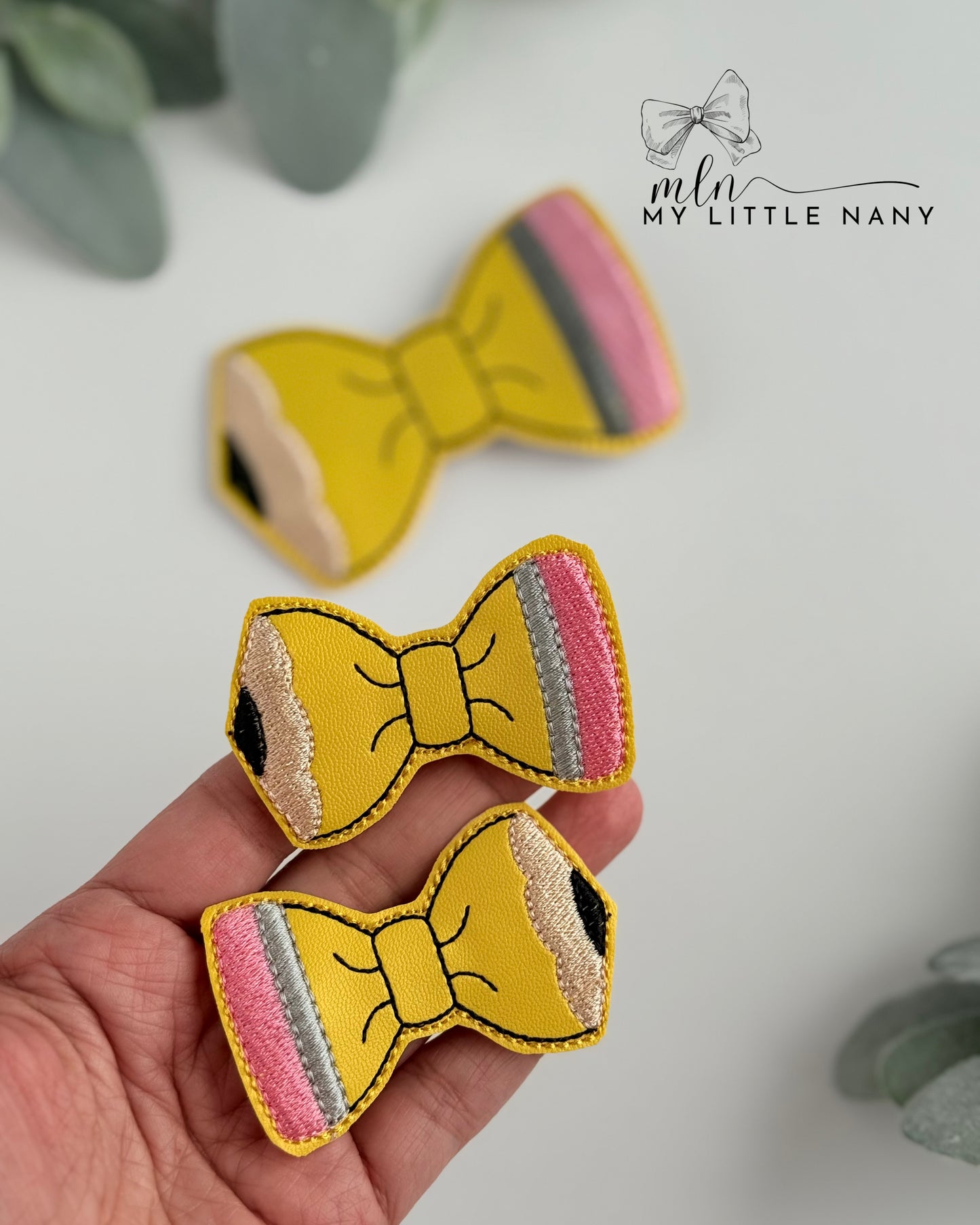 Pencil Hair Clips