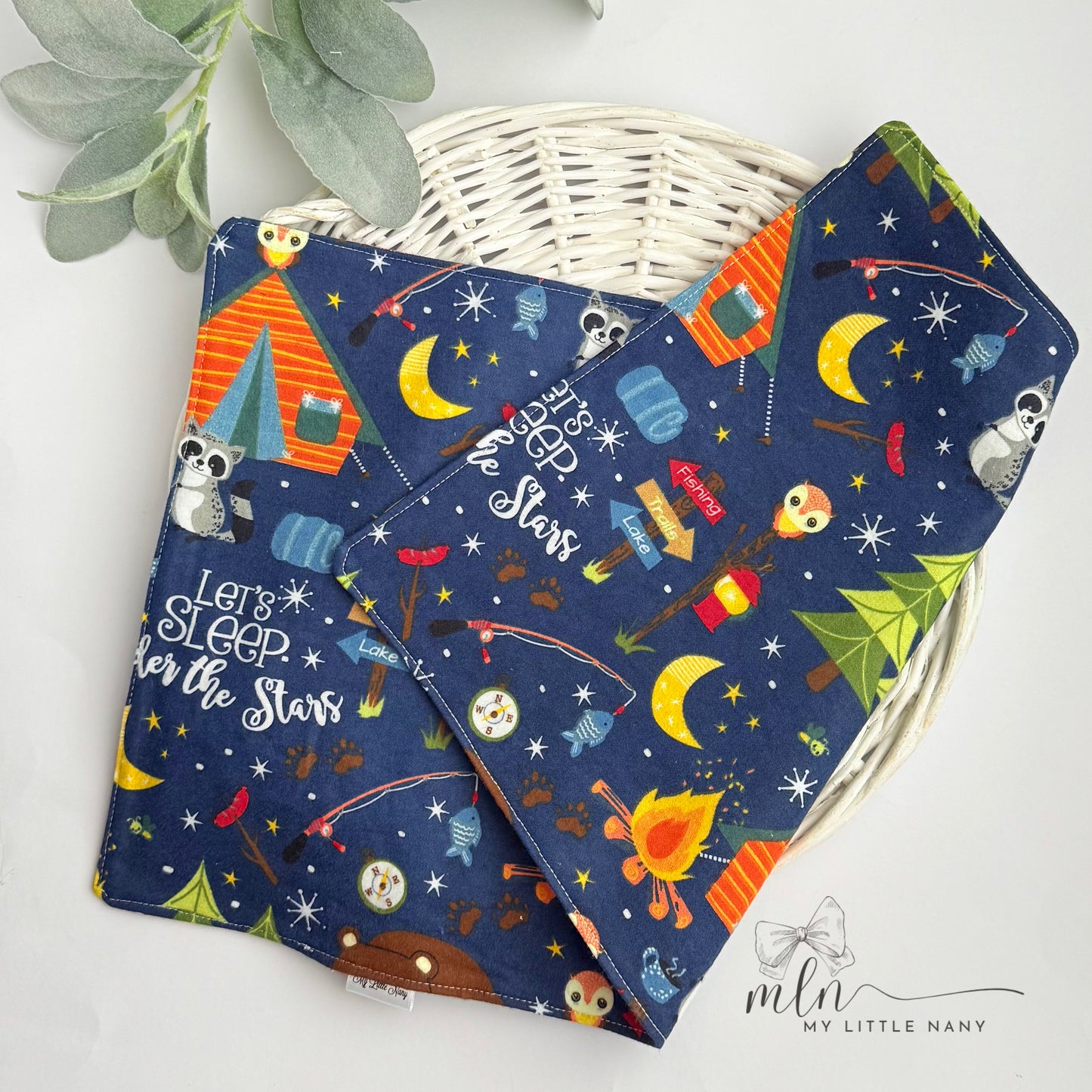 Flannel Burp Cloth Double Fabric