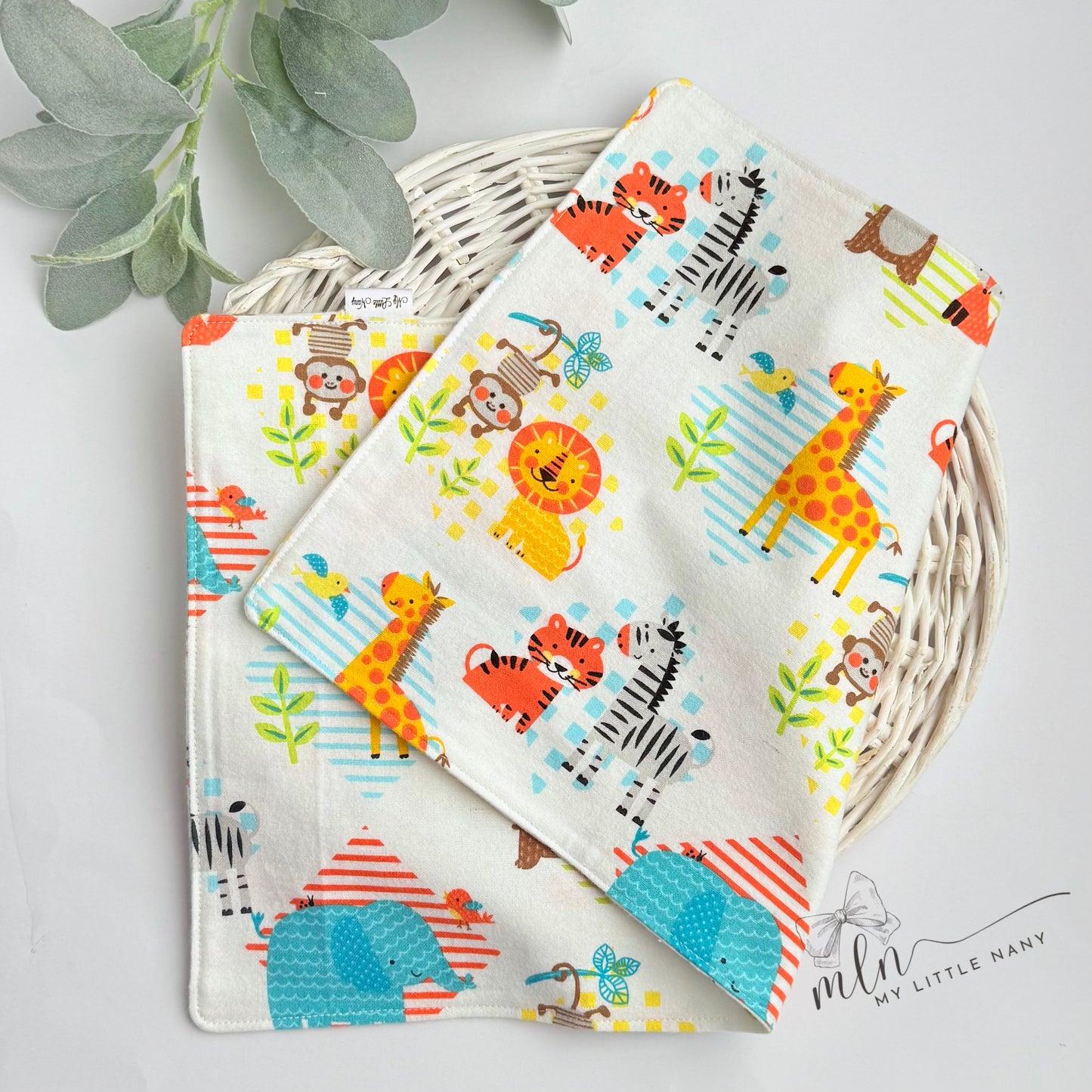 Flannel Burp Cloth Double Fabric
