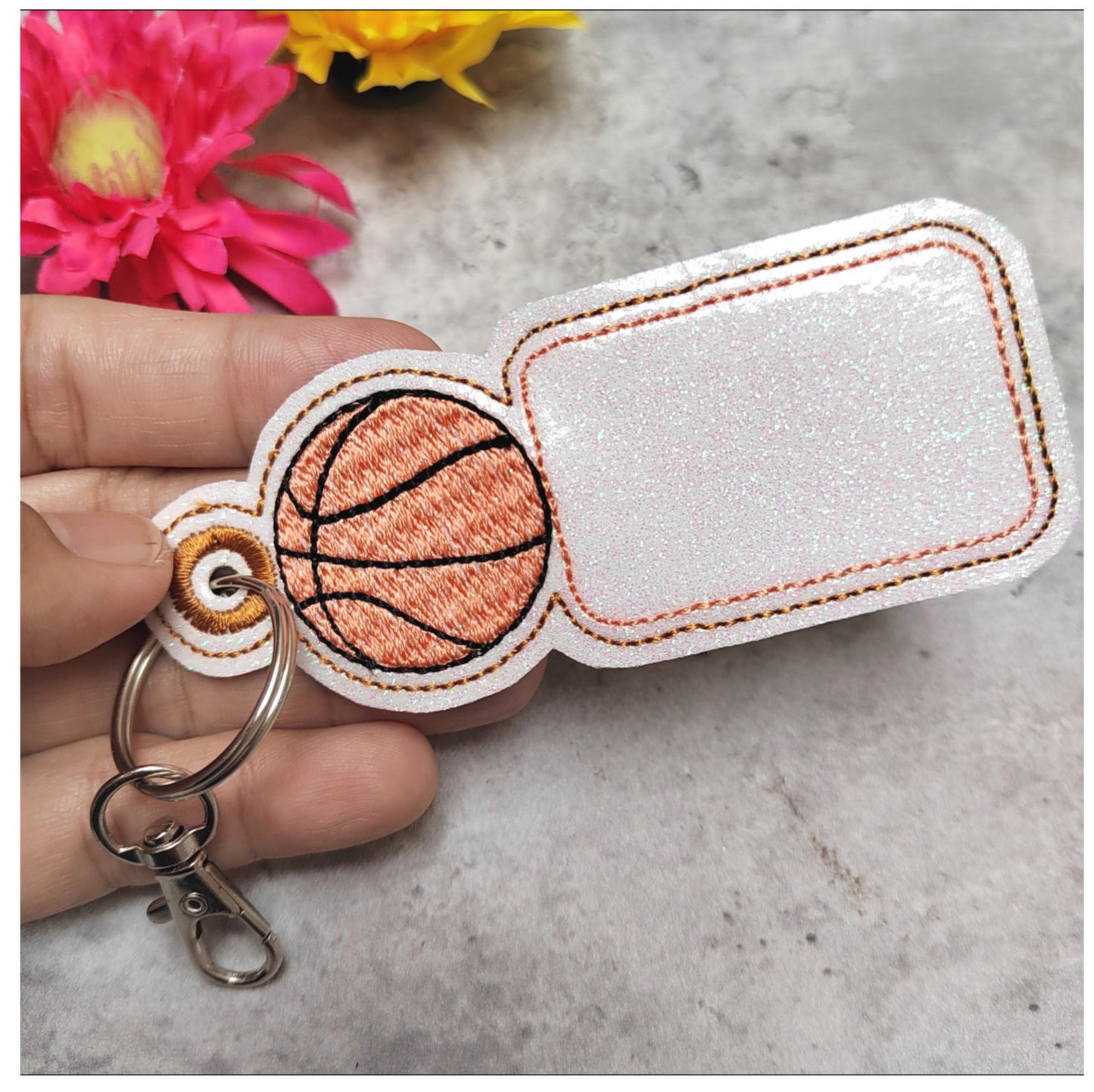 Personalized Basketball Bag Tag