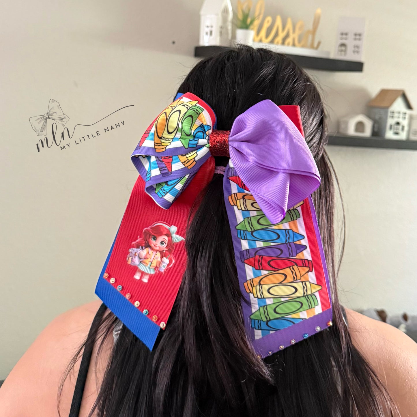 Princess Back to School Bows