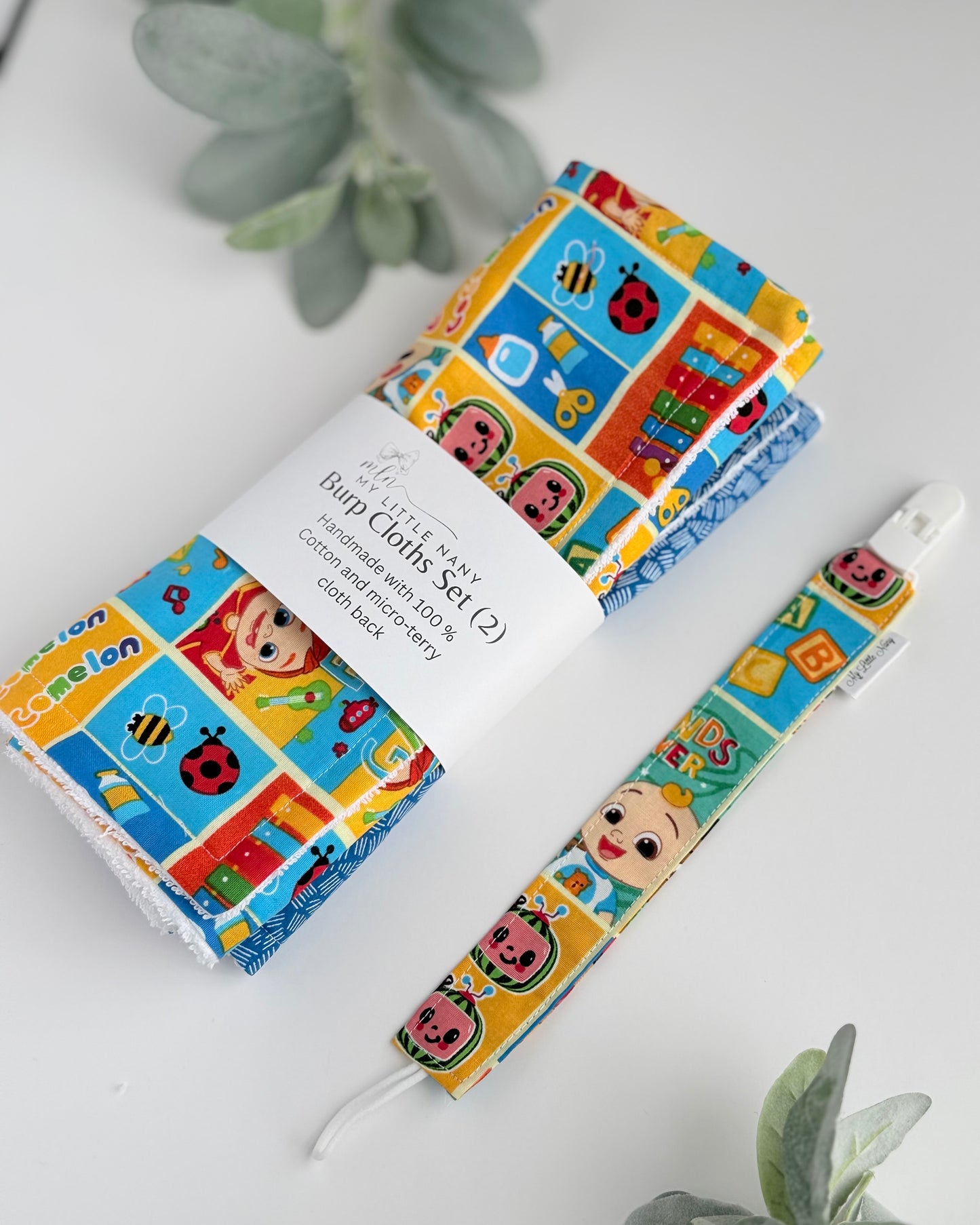Baby Burp Cloth Set