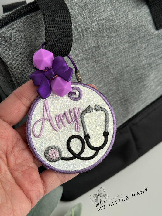 Personalized Stethoscope Bag Tag