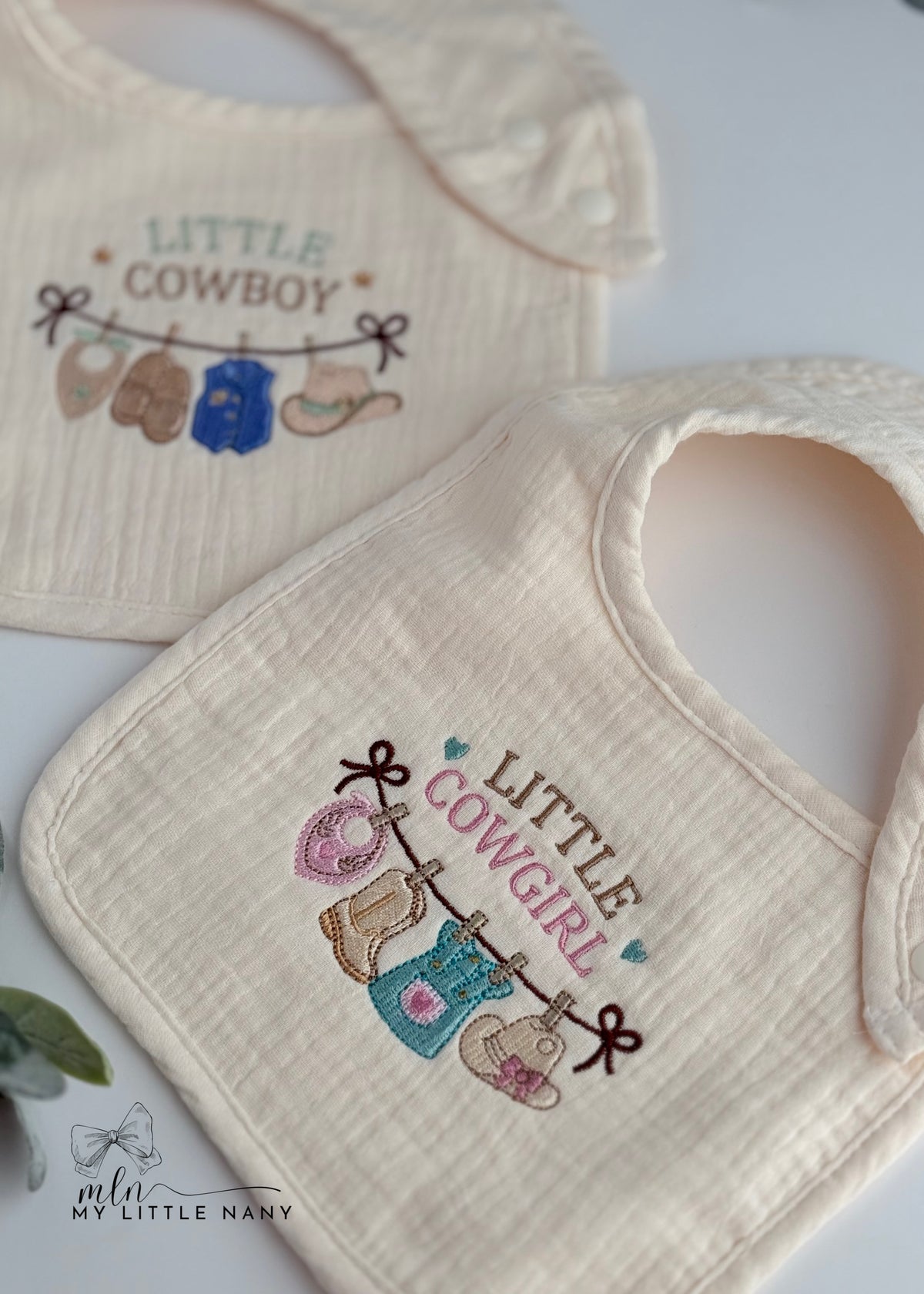 Little Cowboy - Little Cowgirl Bib