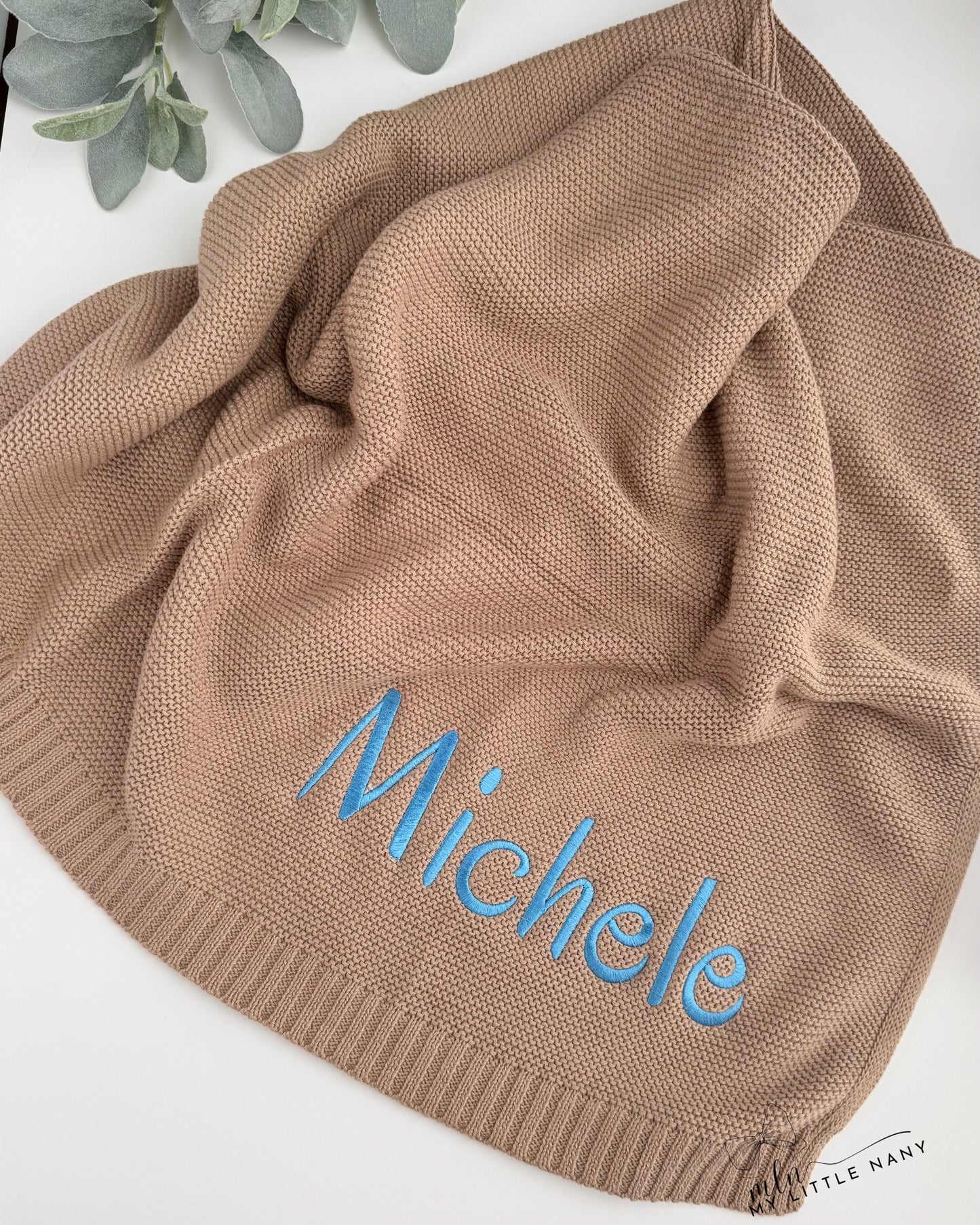 Embroidered Personalized Baby Blanket