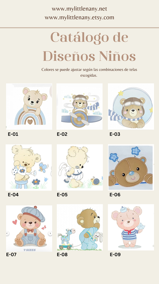 Diseños para Paños de Niño