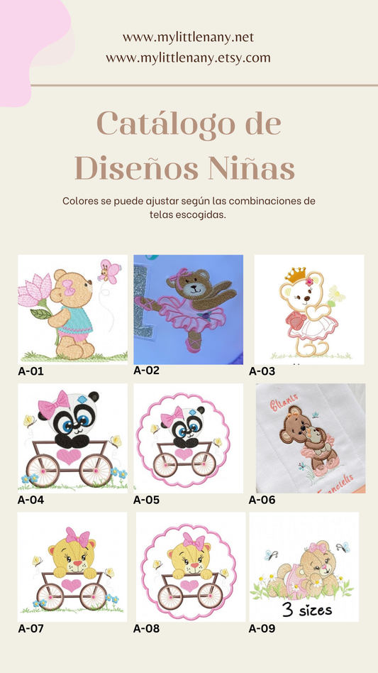 Diseños para Paños de Niña