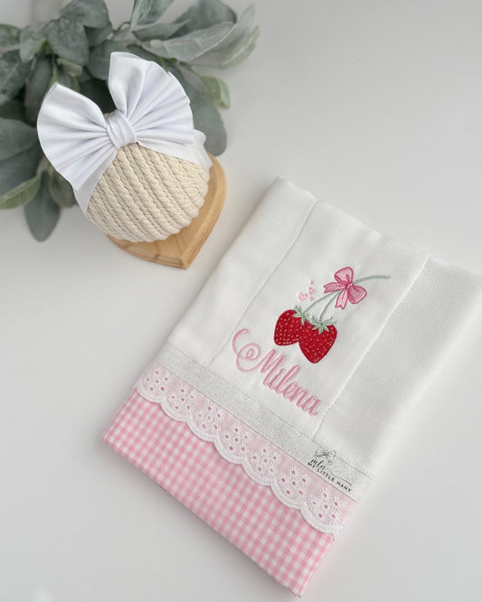 Strawberry with Bow Set
