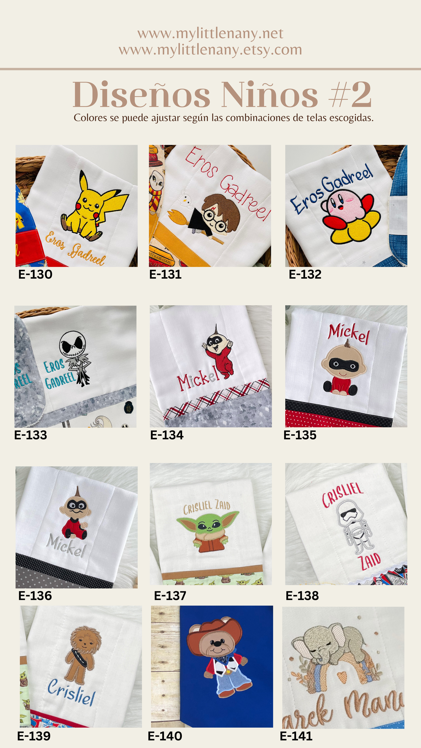 Embroidery Designs for Boys