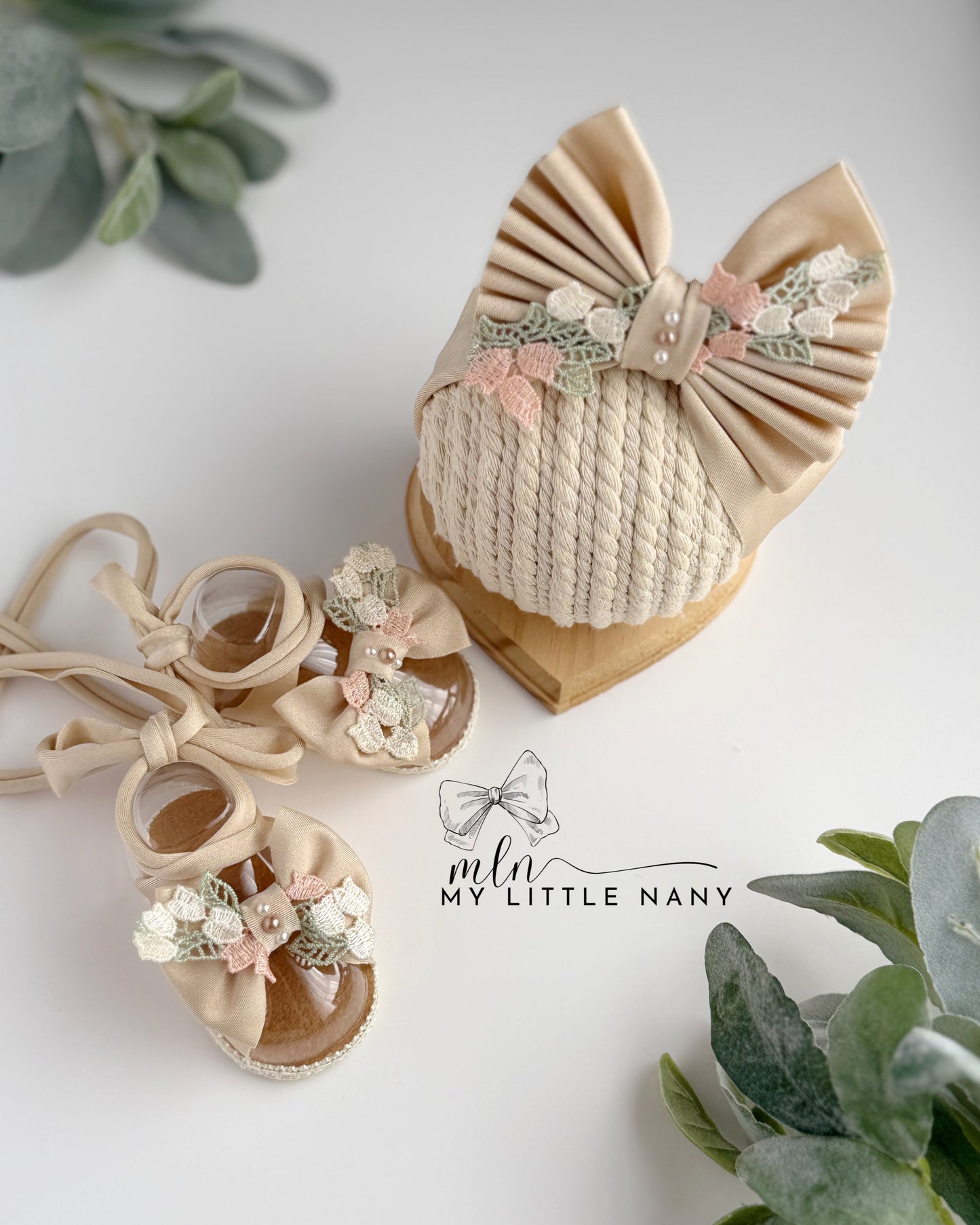 Beige Baby Set