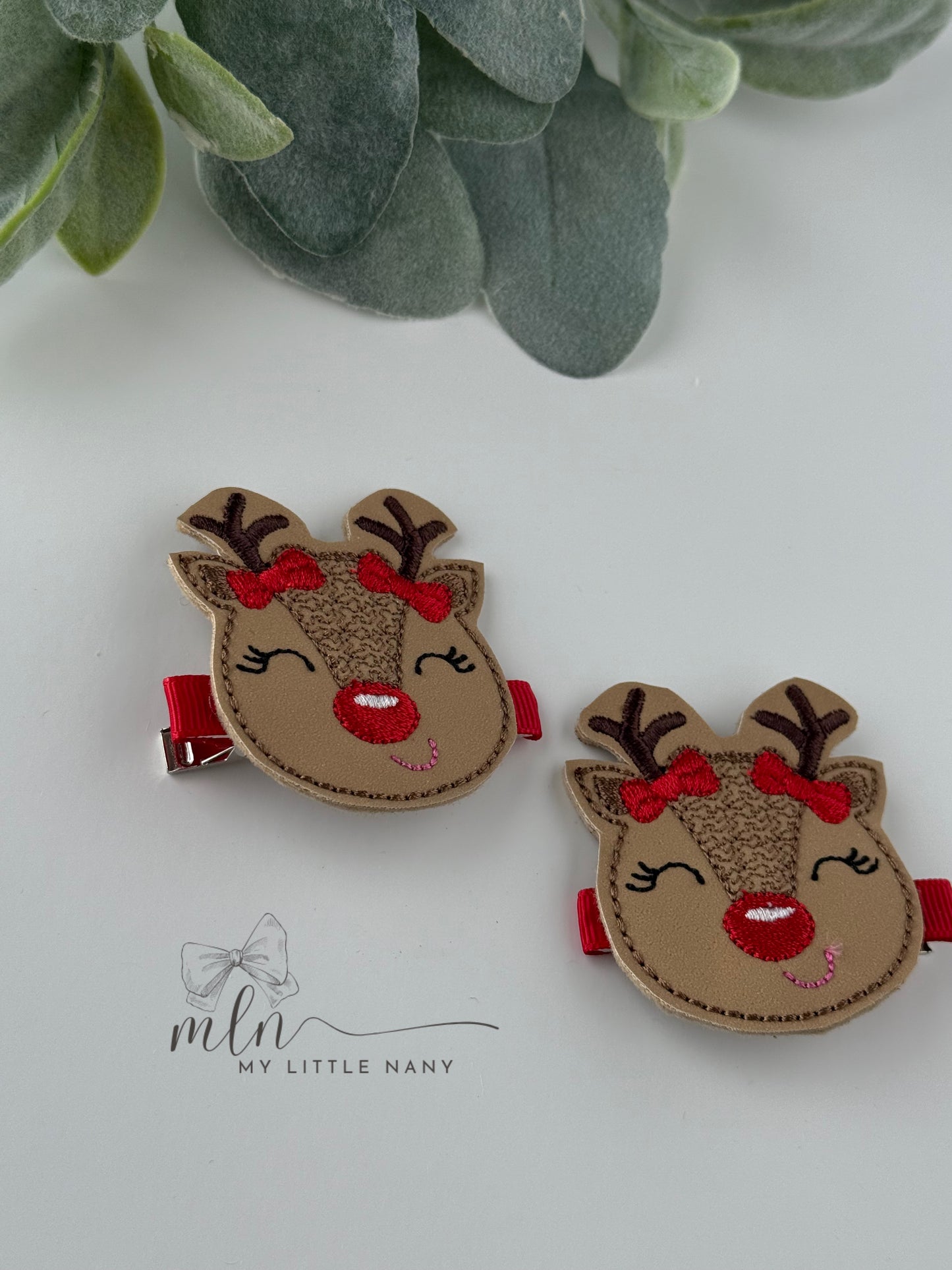 Reindeer Hair Clips