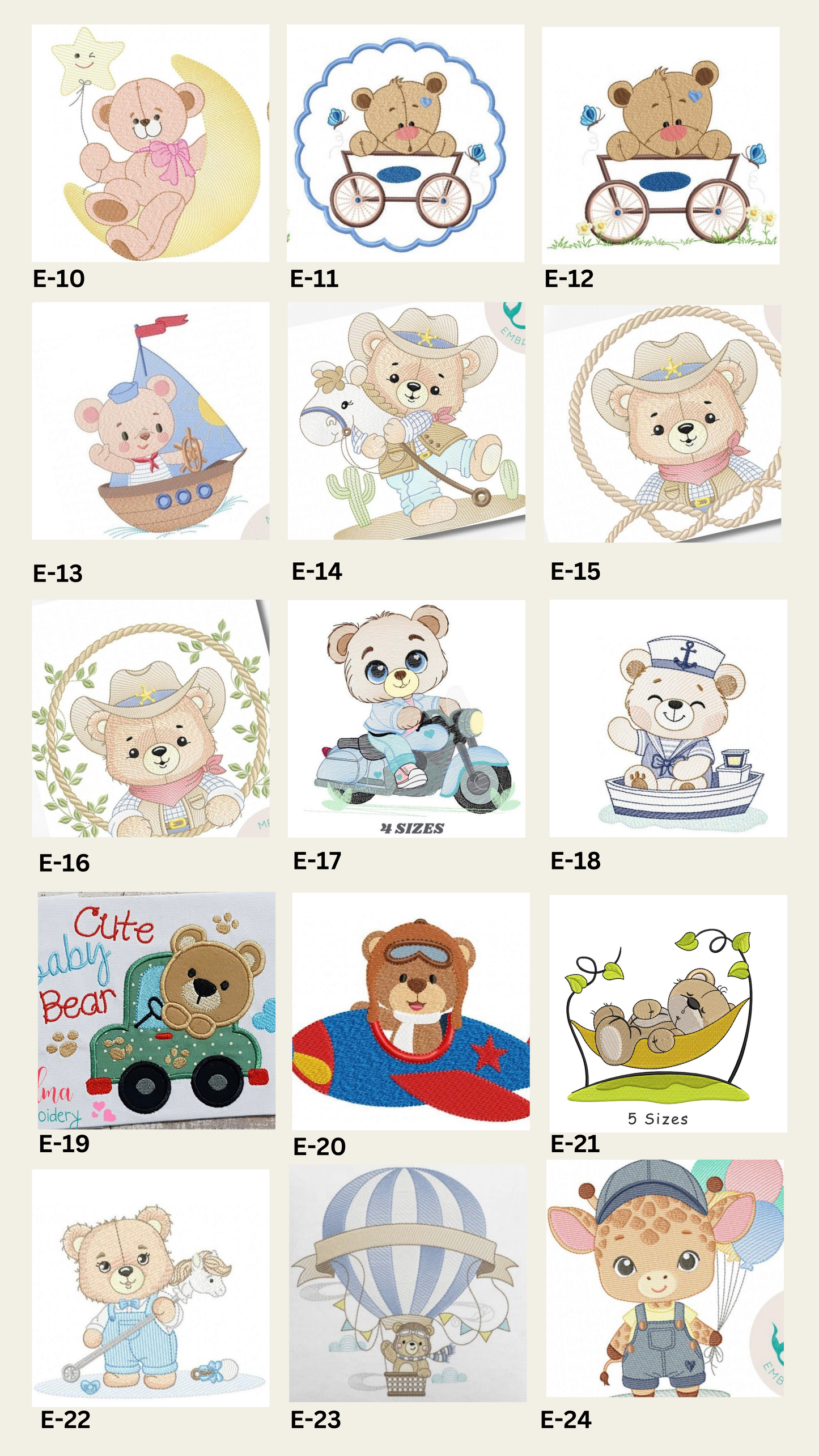 Diseños para Paños de Niño