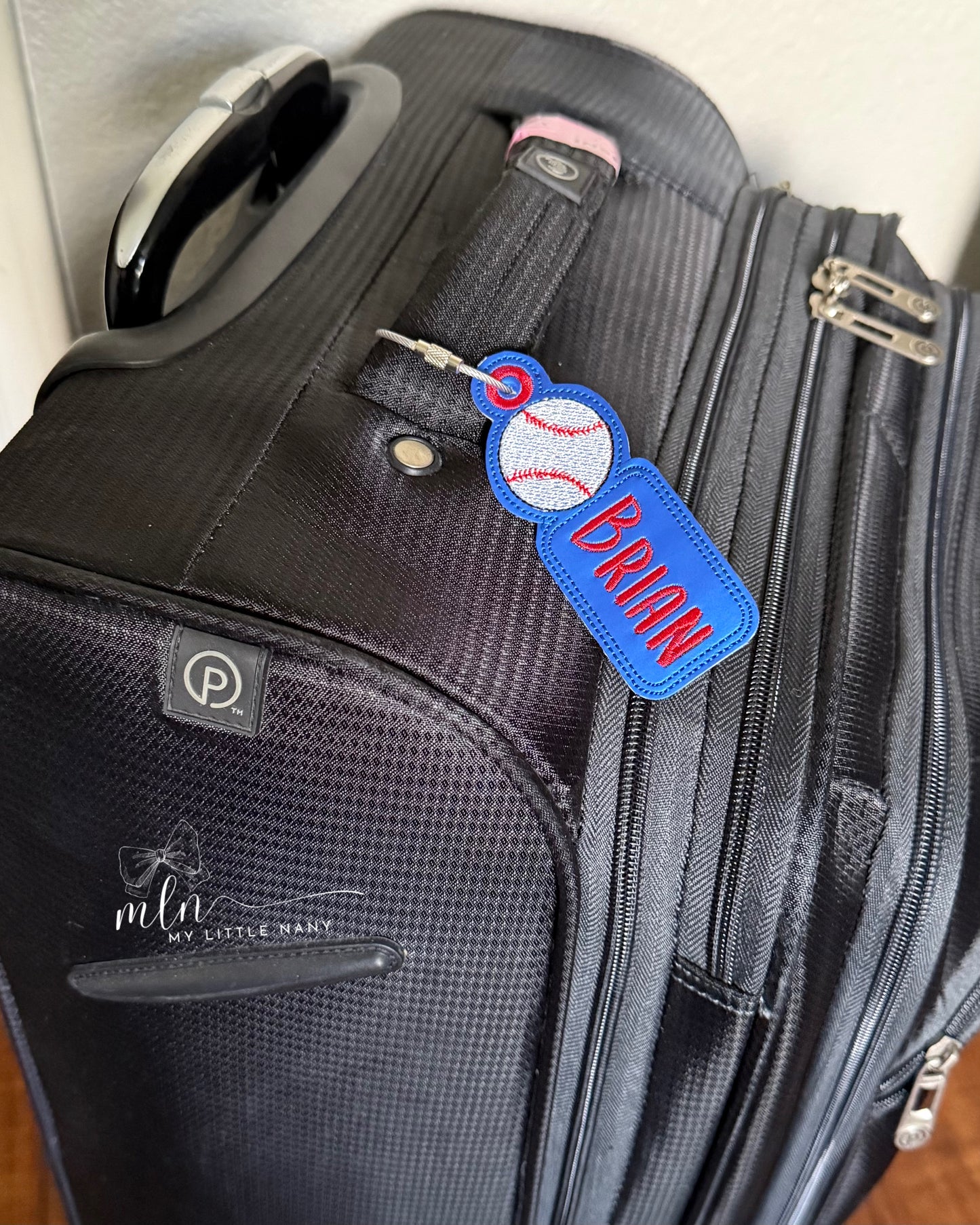 Personalized Baseball Bag Tag