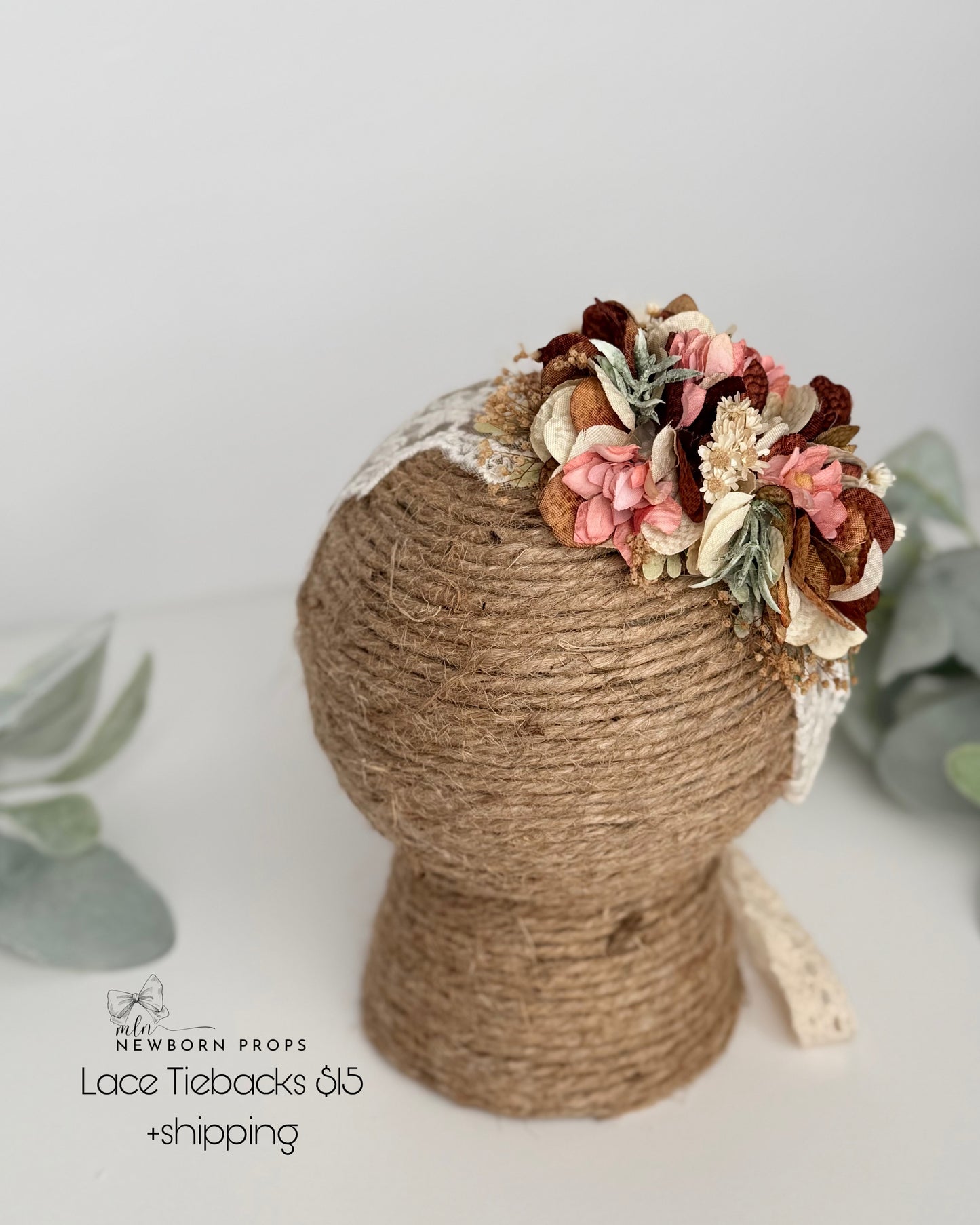 Floral Lace Tiebacks