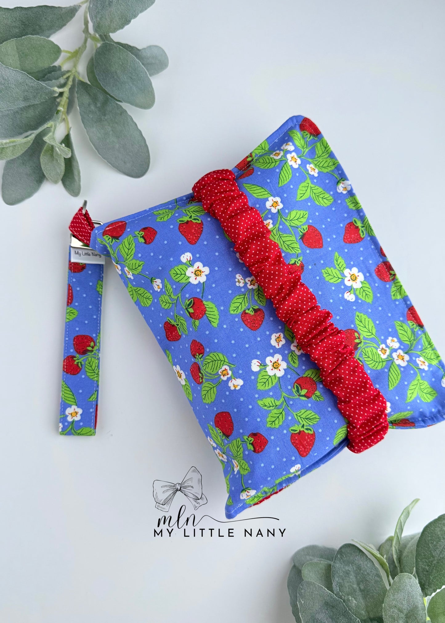 Strawberries Wipes and Diaper Pouch
