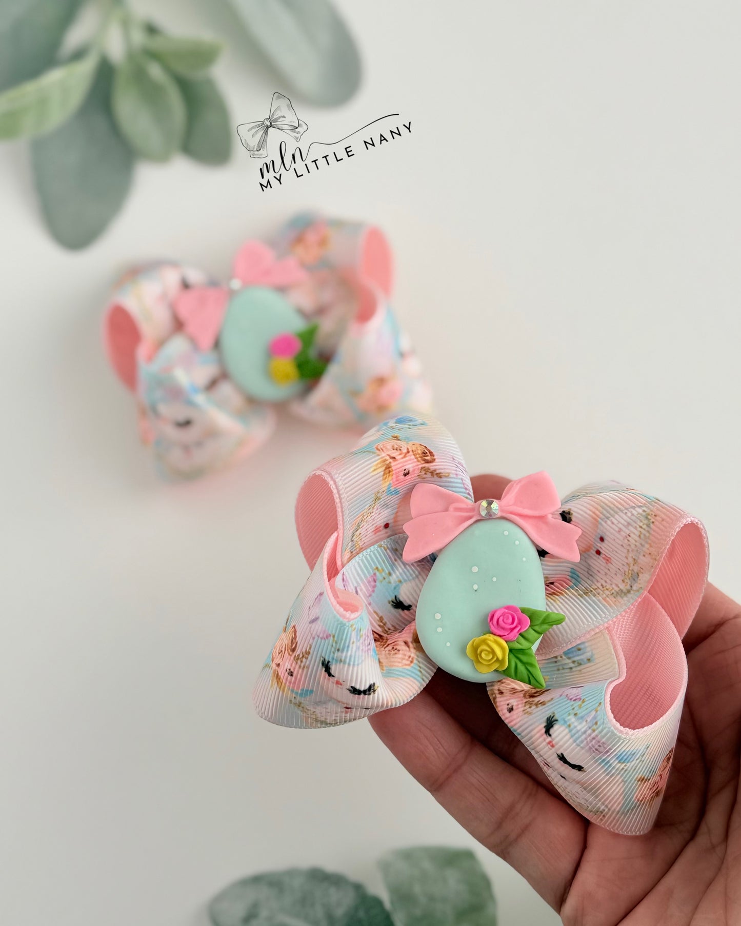 Easter Pigtail Bows