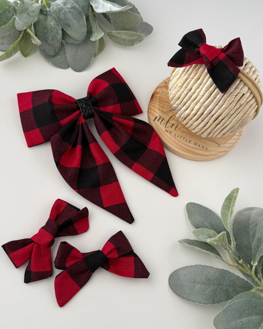 Buffalo Plaid Bows